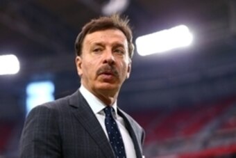 Nov 9, 2014; Glendale, AZ, USA; St. Louis Rams owner Stan Kroenke on the sidelines prior to the game against the Arizona Cardinals at University of Phoenix Stadium. The Cardinals defeated the Rams 31-14. Mandatory Credit: Mark J. Rebilas-USA TODAY Sports