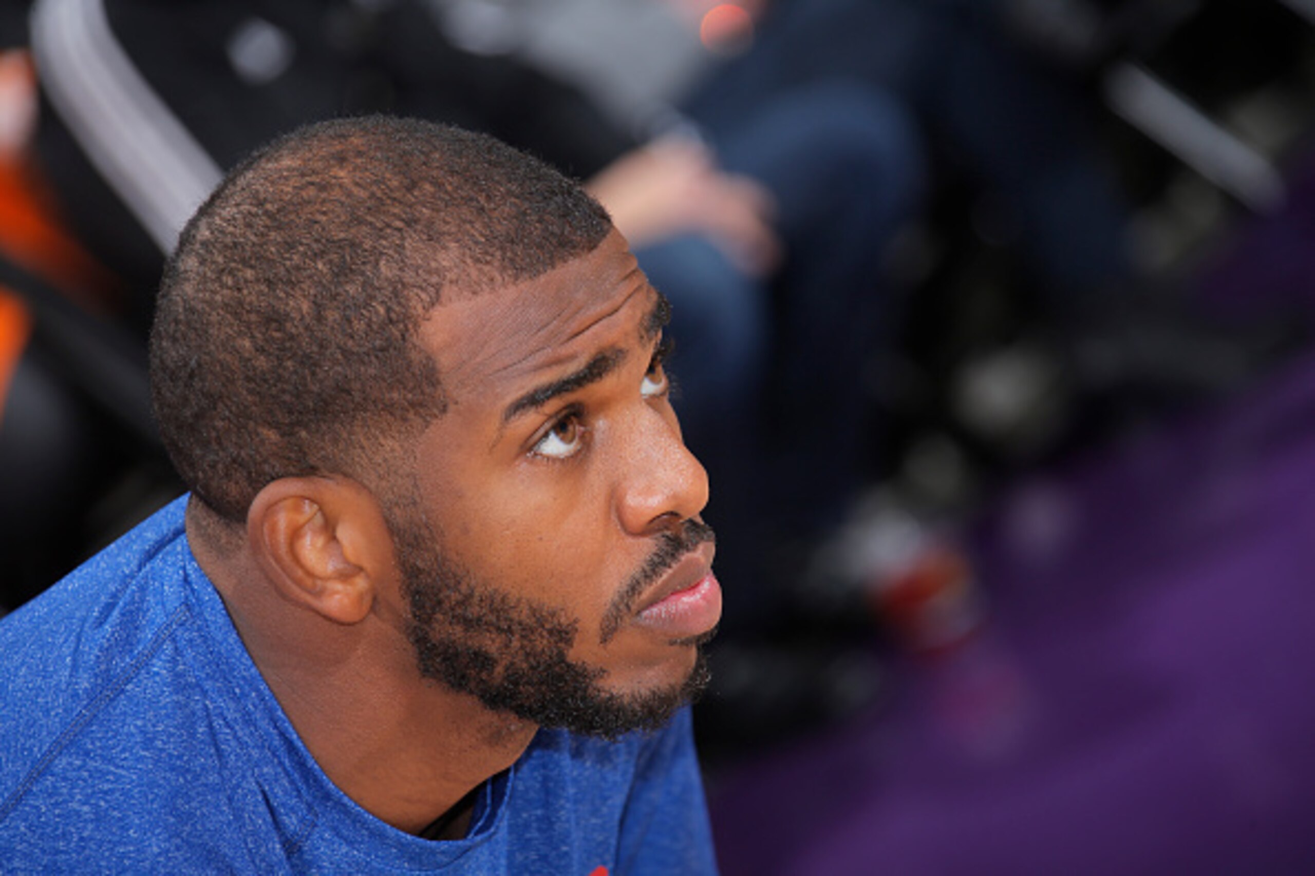 SACRAMENTO, CA - JANUARY 17: Chris Paul #3 of the Los Angeles Clippers warms up prior to the game against the Sacramento Kings on January 17, 2015 at Sleep Train Arena in Sacramento, California. NOTE TO USER: User expressly acknowledges and agrees that, b SACRAMENTO, CA - JANUARY 17: Chris Paul #3 of the Los Angeles Clippers warms up prior to the game against the Sacramento Kings on January 17, 2015 at Sleep Train Arena in Sacramento, California. NOTE TO USER: User expressly acknowledges and agrees that, b