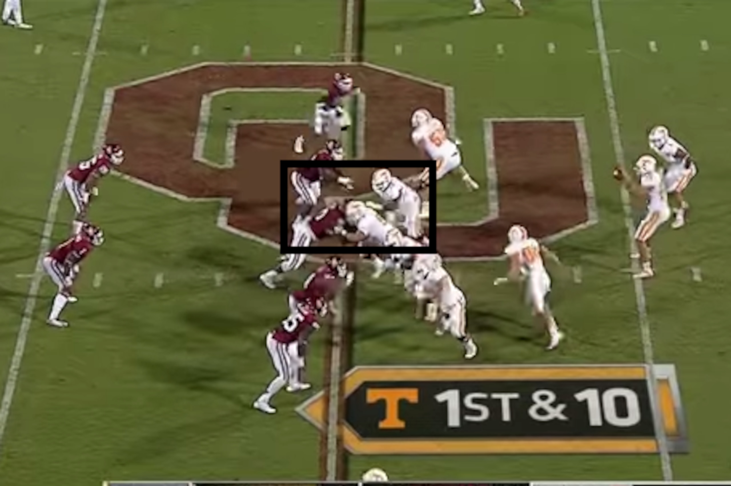 Jordan Phillips' hand placement