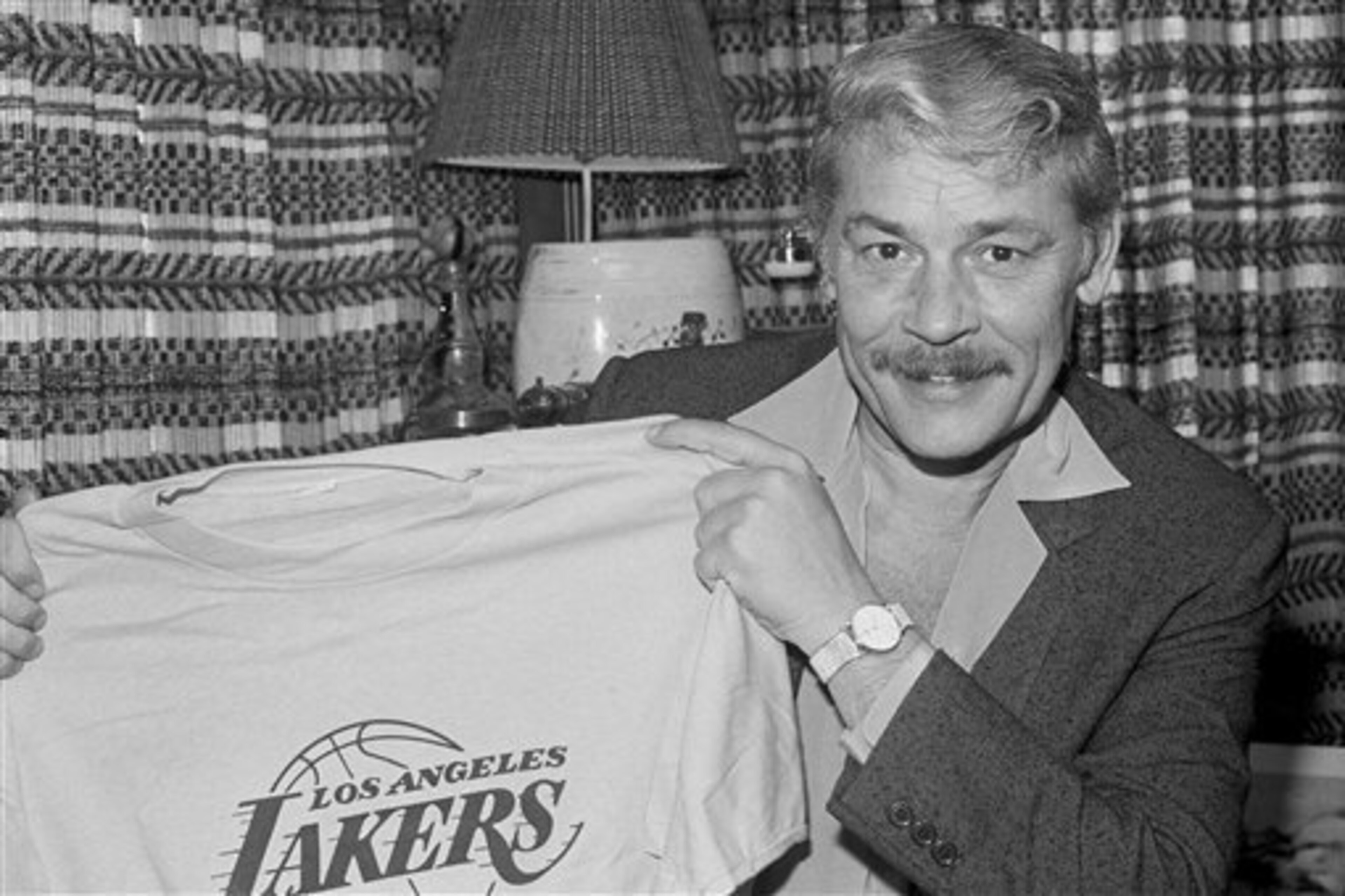 Jerry Buss in 1979. Jerry Buss in 1979.