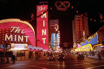 The Vegas Strip in 1973.