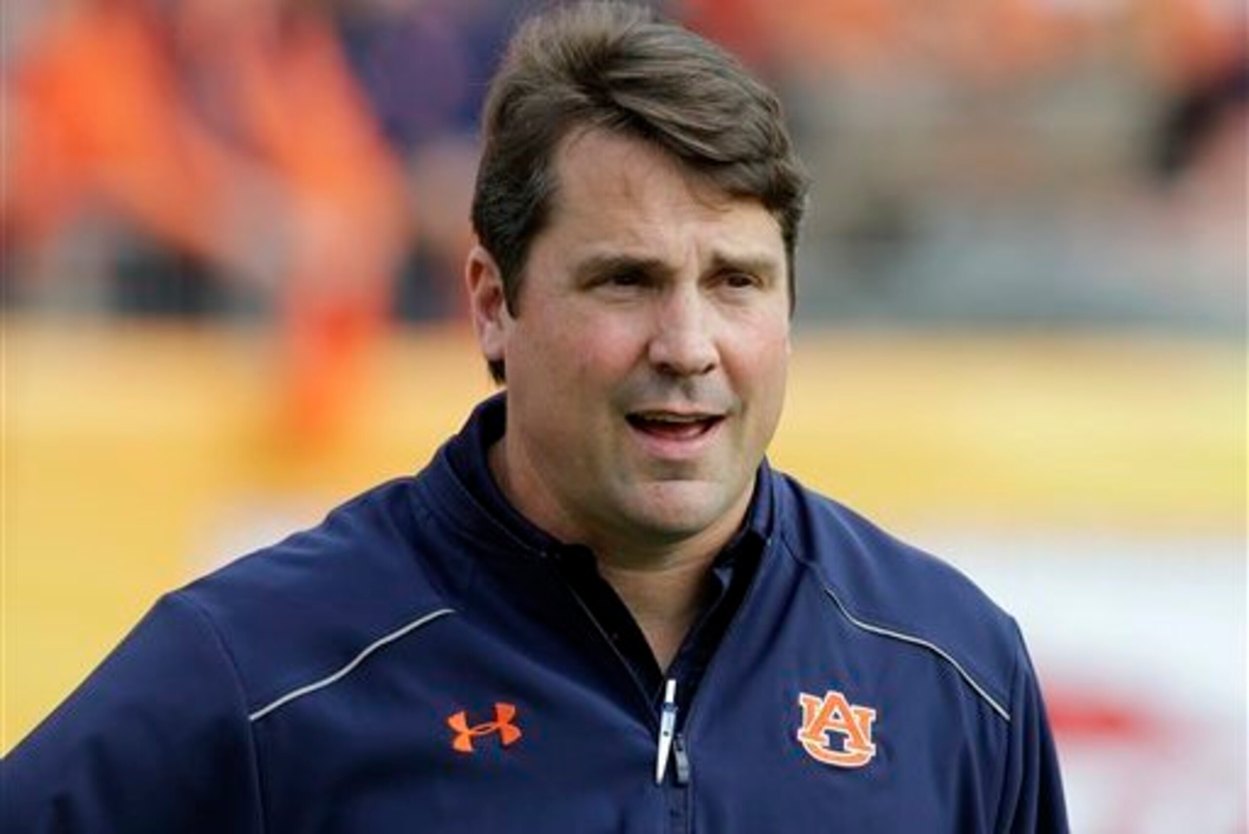 Auburn defensive coordinator Will Muschamp