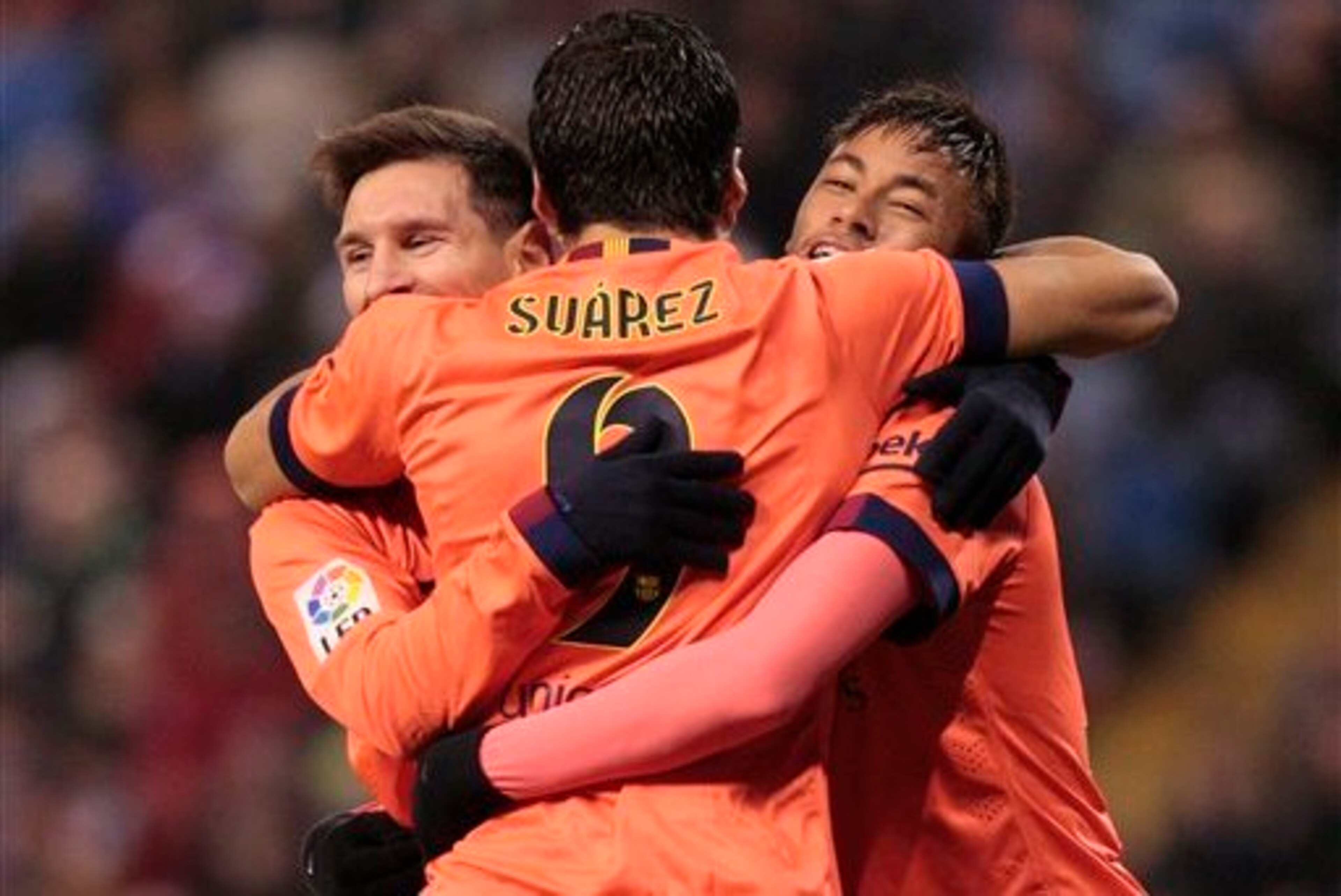 Barca's front three could destroy City. Barca's front three could destroy City.