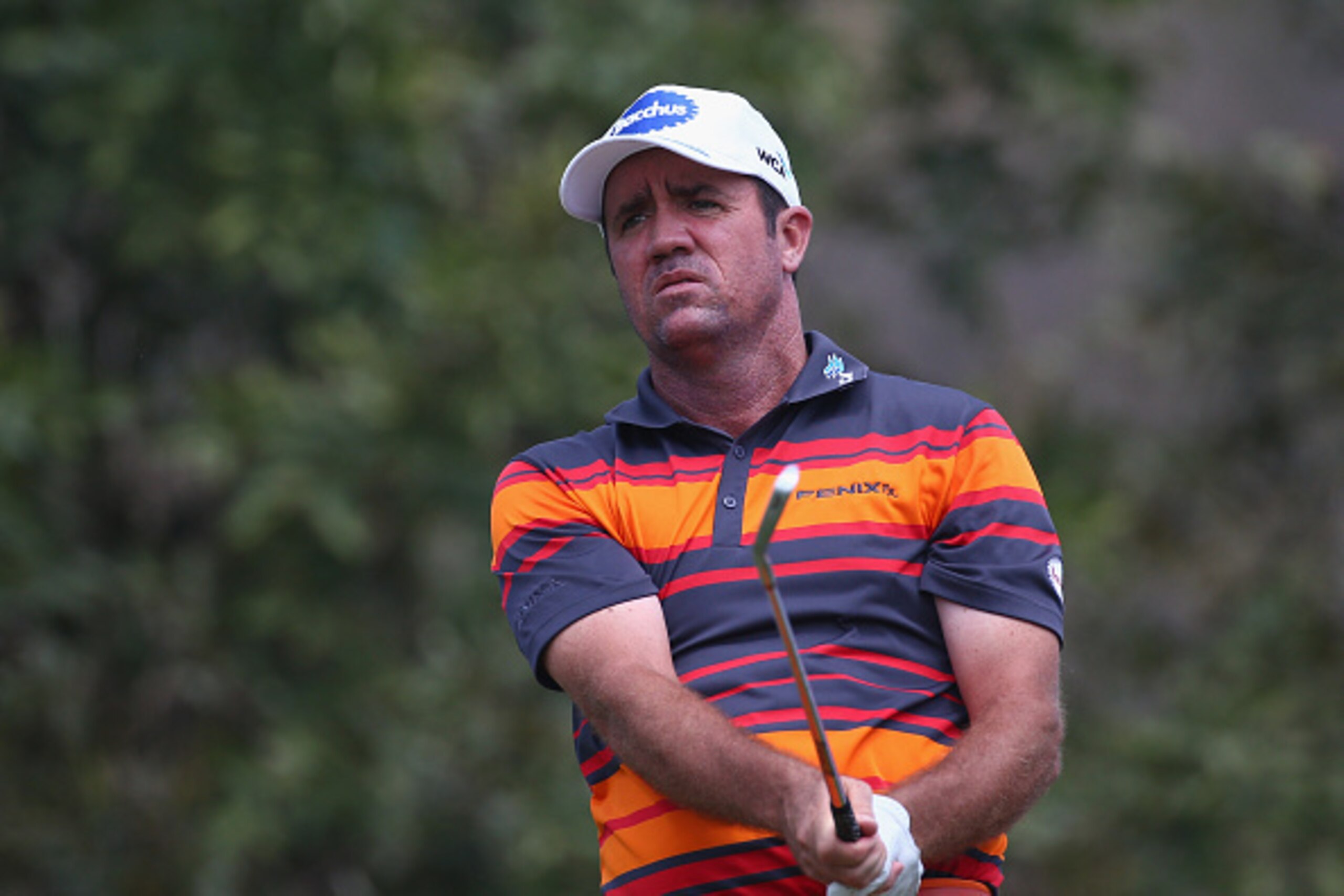 HUA HIN, THAILAND - FEBRUARY 14:  Scott Hend of Australia in action during the 3rd round of the 2015 True Thailand Classic at Black Mountain Golf Club on February 14, 2015 in Hua Hin, Thailand.  (Photo by Ian Walton/Getty Images)