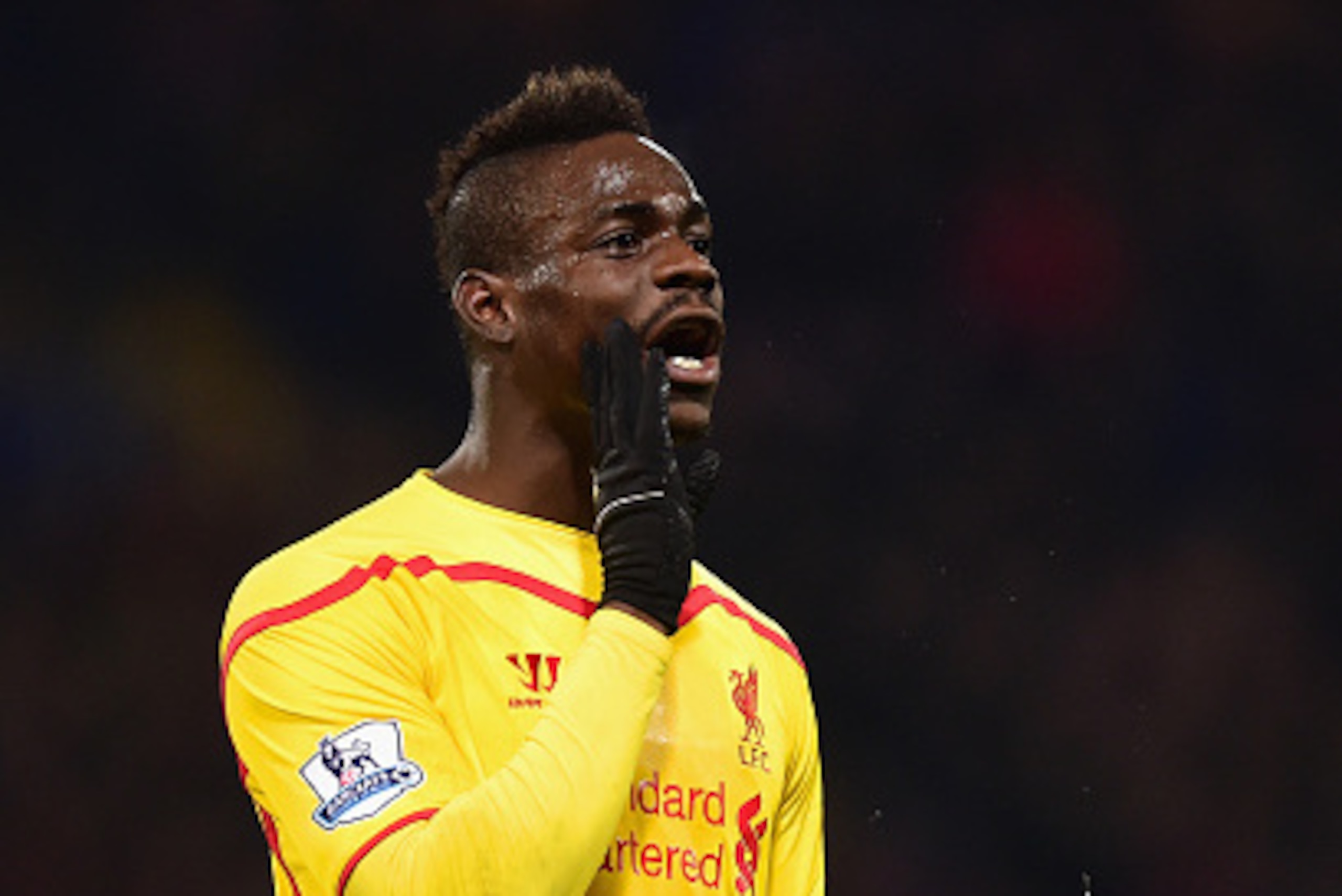 LONDON, ENGLAND - FEBRUARY 14: Mario Balotelli of Liverpool looks on during the FA Cup fifth round match between Crystal Palace and Liverpool at Selhurst Park on February 14, 2015 in London, England.  (Photo by Jamie McDonald/Getty Images)