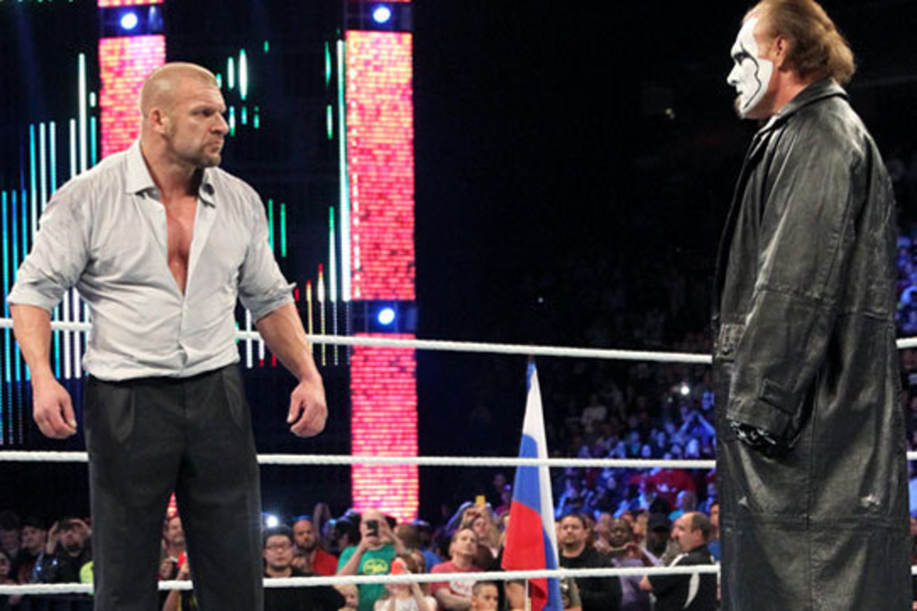 Sting and Triple H at Survivor Series