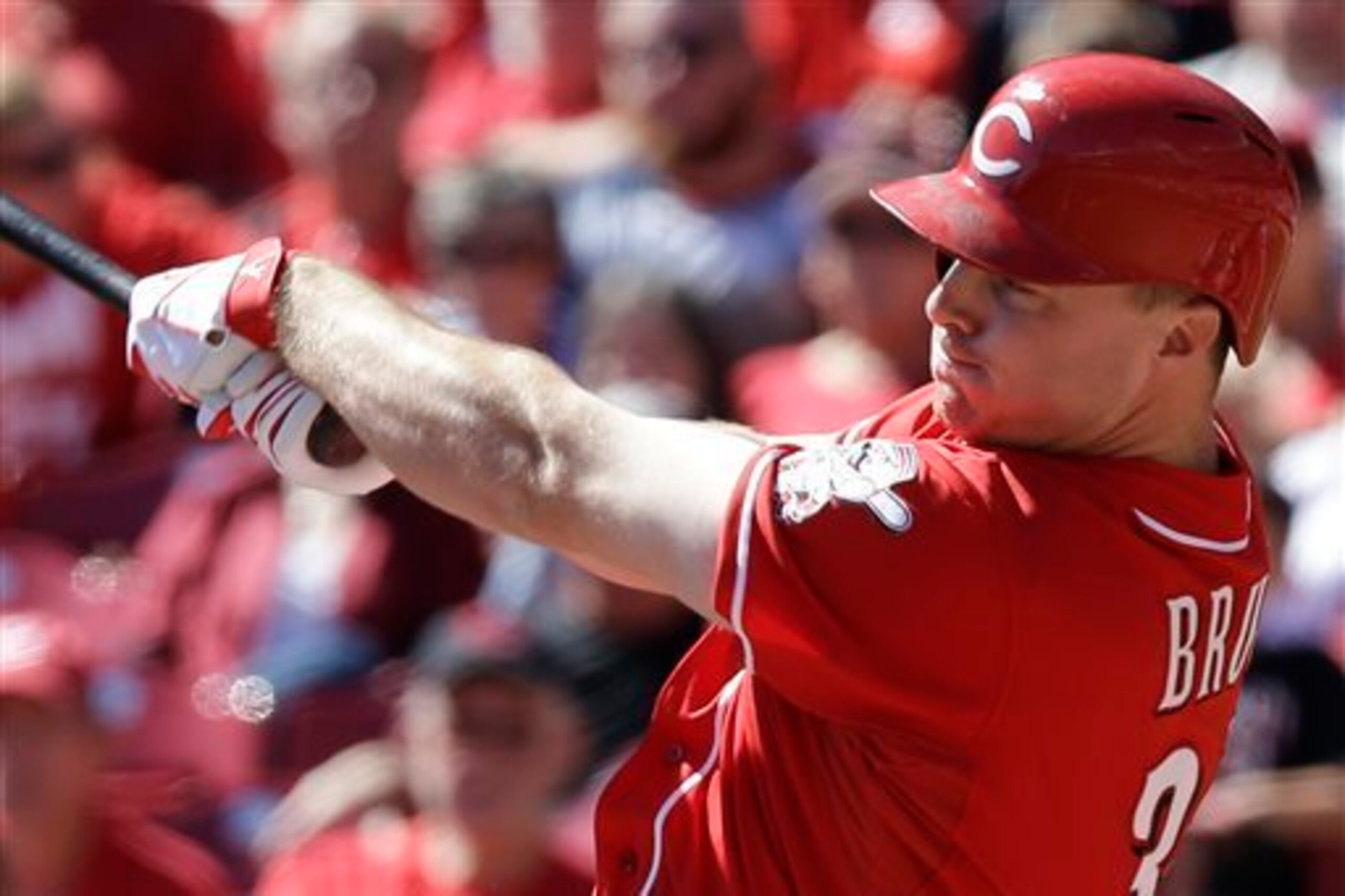 Jay Bruce becomes a prime "walk" candidate if the Reds extend Cueto.