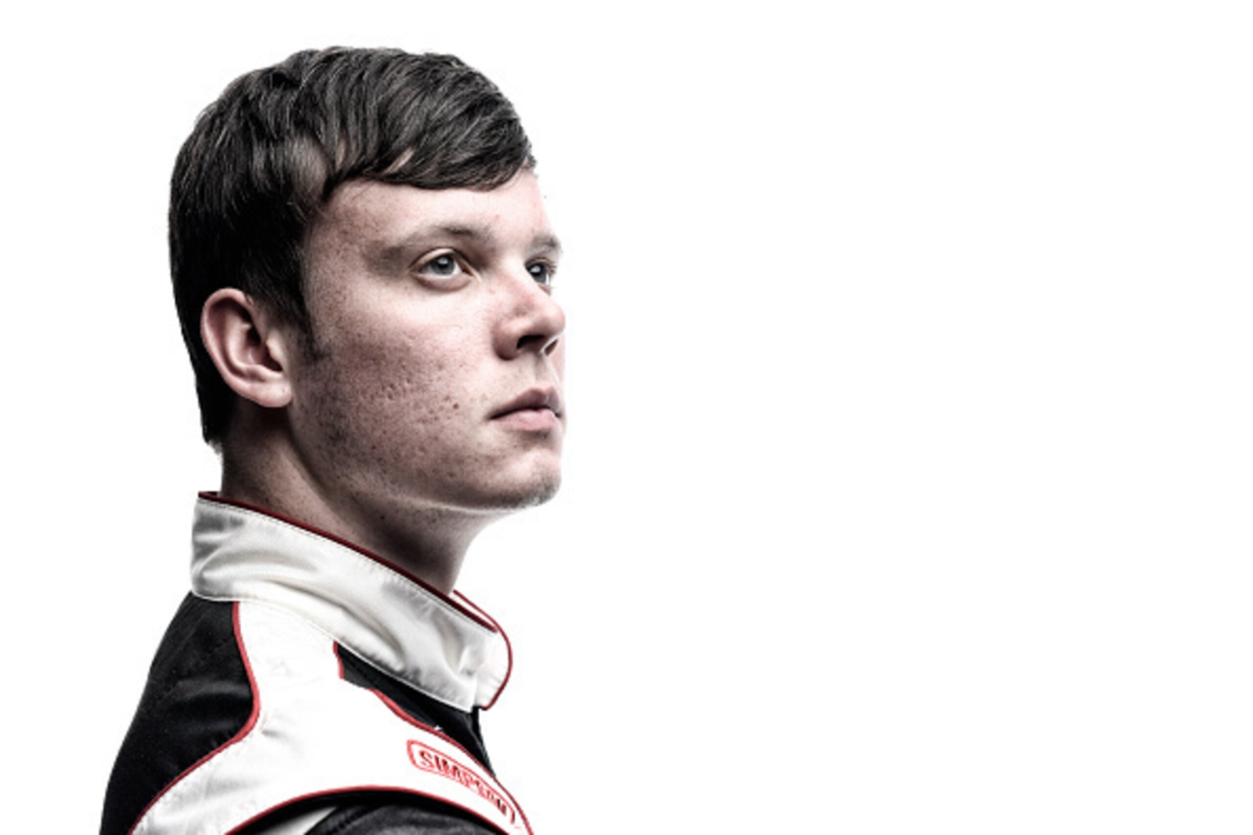 DAYTONA BEACH, FL - FEBRUARY 12:  (EDITORS NOTE: This image was processed using digital filters.) NASCAR Xfinity Series driver Erik Jones poses for a portrait during the 2015 NASCAR Media Day at Daytona International Speedway on February 12, 2015 in Dayto