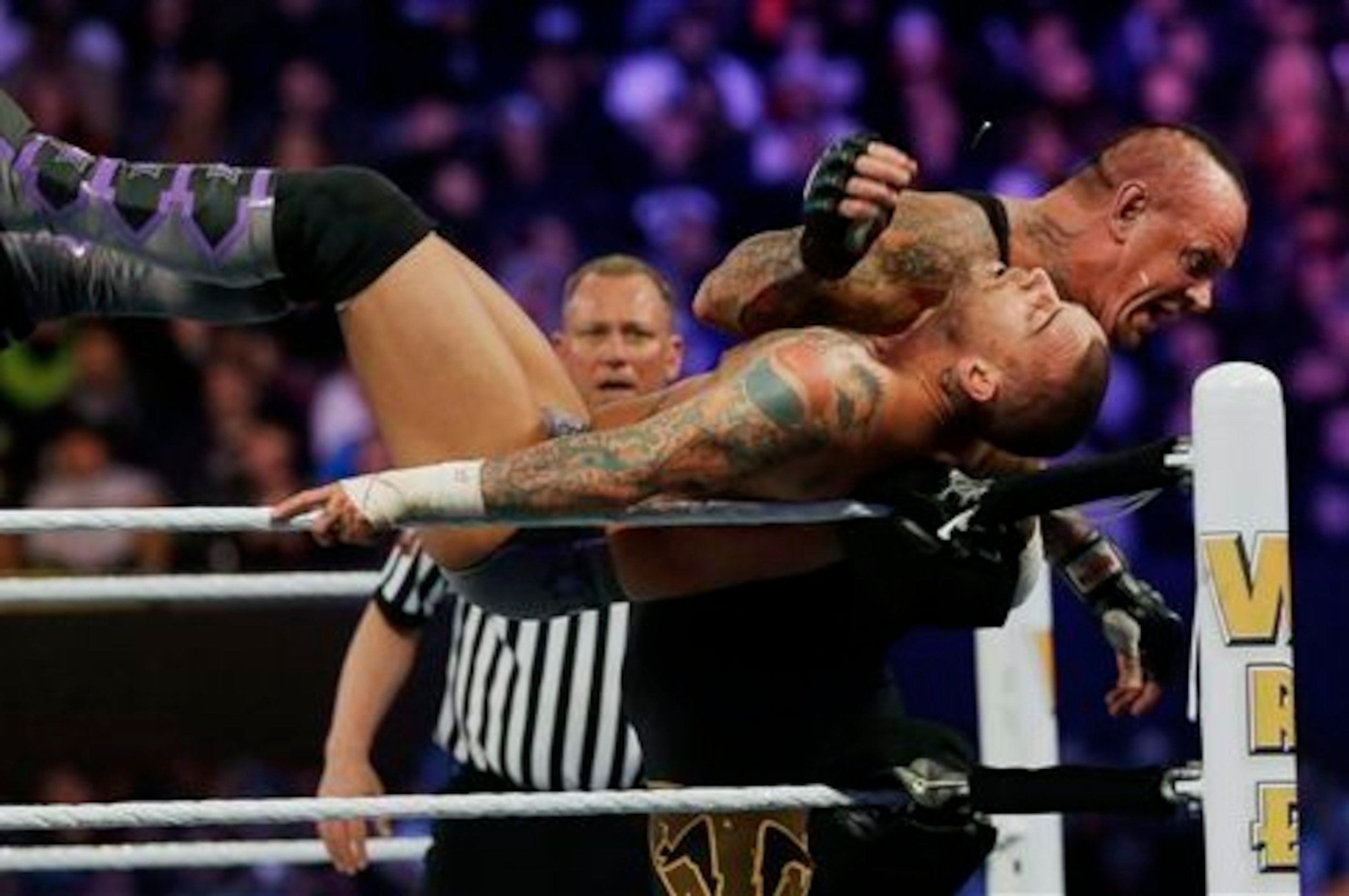 Undertaker battles CM Punk.