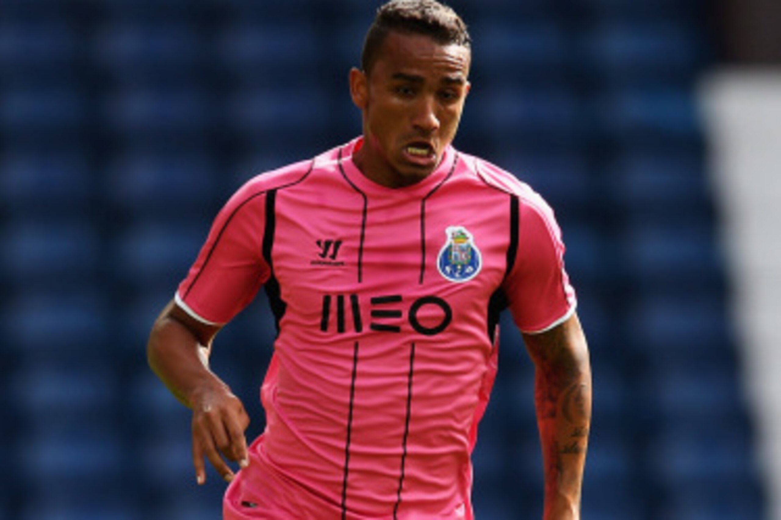 WEST BROMWICH, ENGLAND - AUGUST 09:  Danilo of FC Porto in action during the Pre Season Friendly match between West Bromwich Albion and FC Porto at The Hawthorns on August 9, 2014 in West Bromwich, England.  (Photo by Matthew Lewis/Getty Images)
