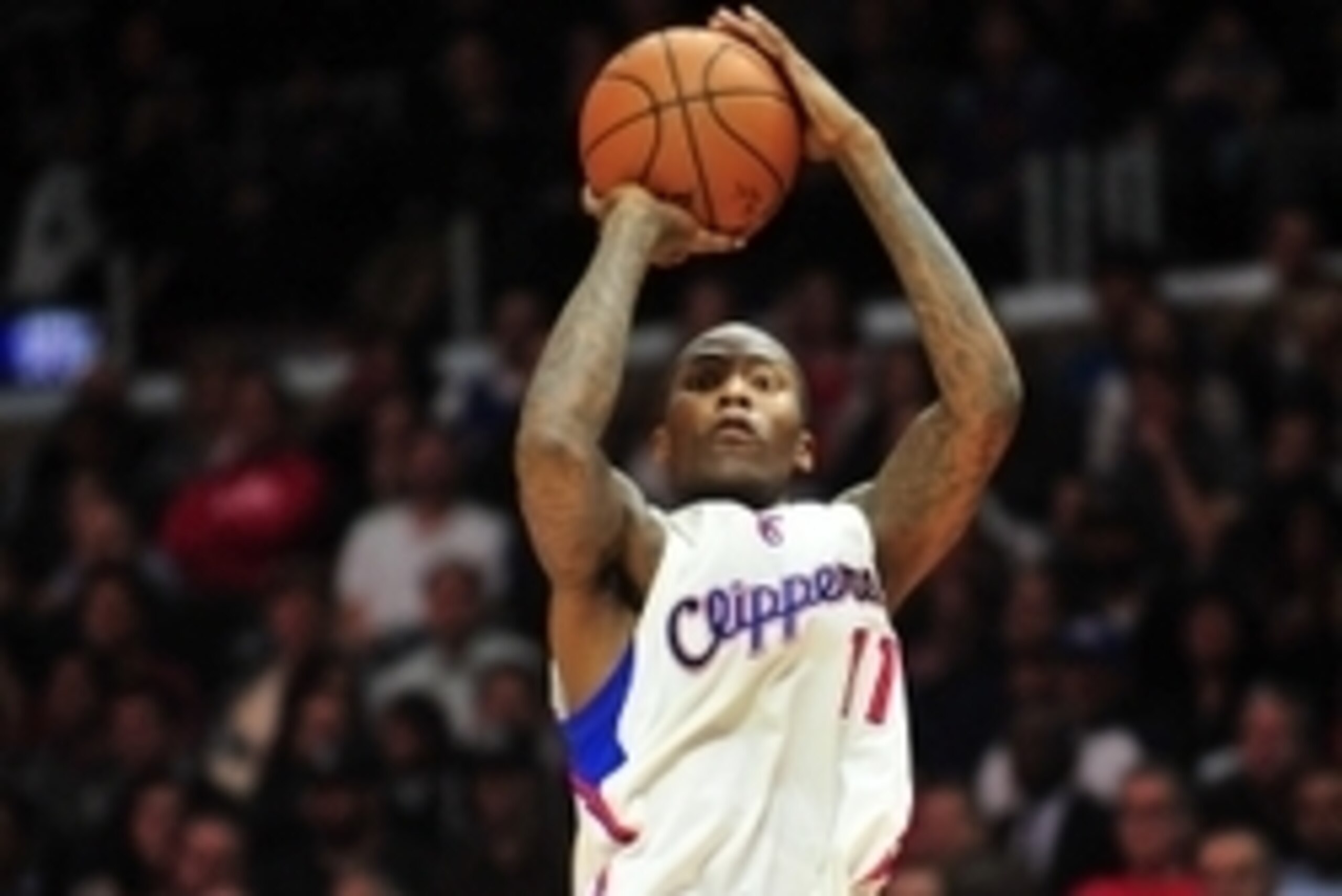 February 19, 2015; Los Angeles, CA, USA; Los Angeles Clippers guard Jamal Crawford (11) shoots a basket against the San Antonio Spurs during the first half at Staples Center. Mandatory Credit: Gary A. Vasquez-USA TODAY Sports February 19, 2015; Los Angeles, CA, USA; Los Angeles Clippers guard Jamal Crawford (11) shoots a basket against the San Antonio Spurs during the first half at Staples Center. Mandatory Credit: Gary A. Vasquez-USA TODAY Sports