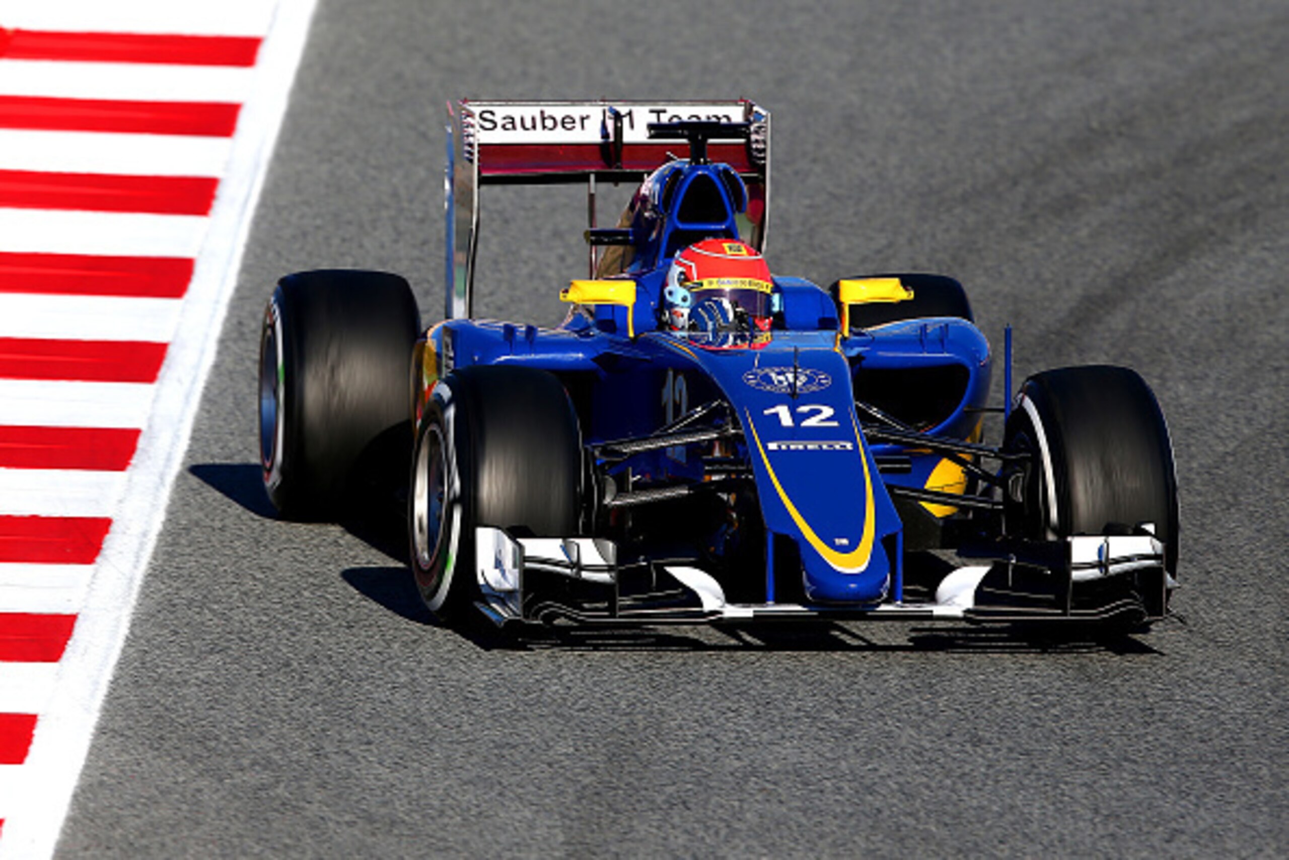 MONTMELO, SPAIN - FEBRUARY 22: Felipe Nasr of Brazil and Sauber F1 drives during day four of Formula One Winter Testing at Circuit de Catalunya on February 22, 2015 in Montmelo, Spain. (Photo by Mark Thompson/Getty Images) MONTMELO, SPAIN - FEBRUARY 22: Felipe Nasr of Brazil and Sauber F1 drives during day four of Formula One Winter Testing at Circuit de Catalunya on February 22, 2015 in Montmelo, Spain. (Photo by Mark Thompson/Getty Images)