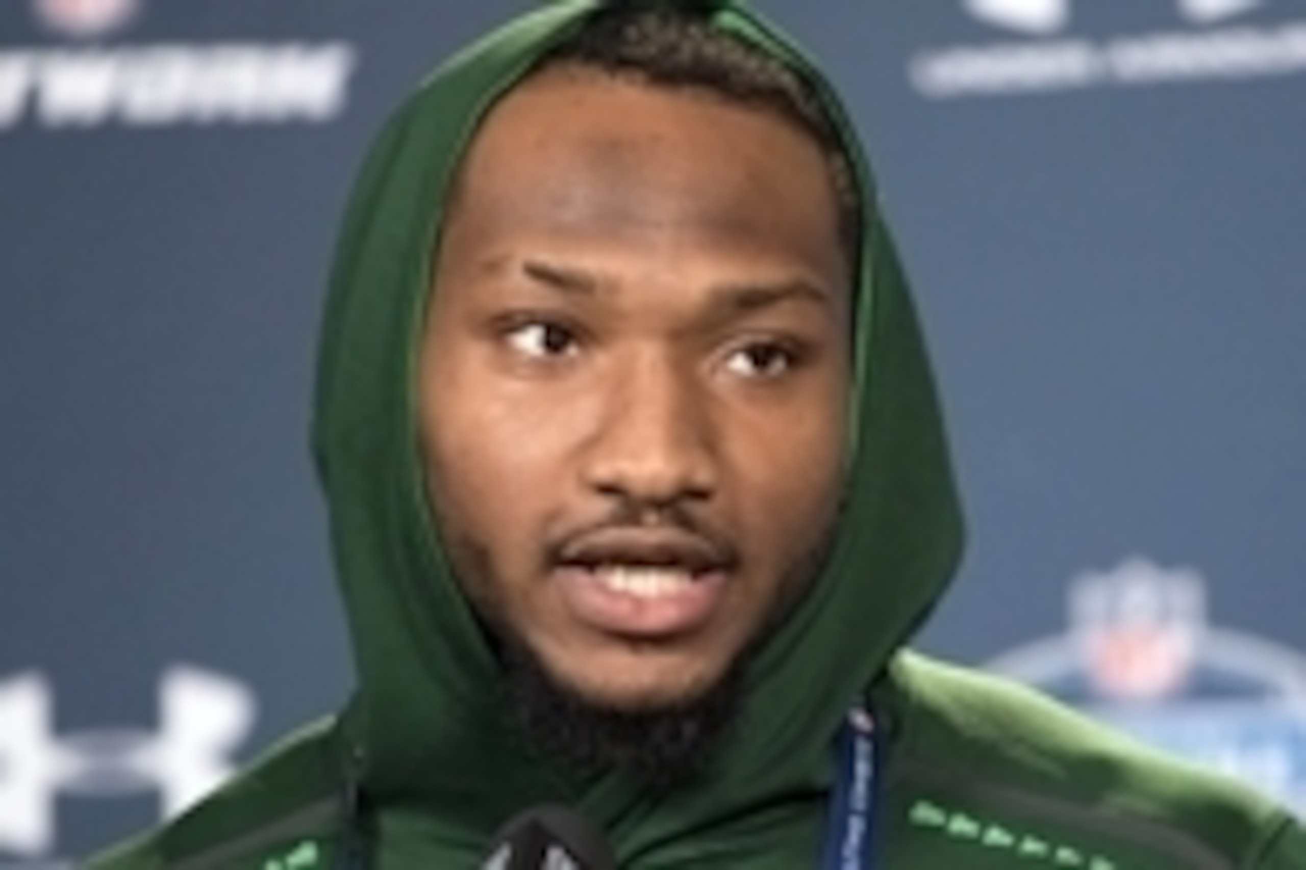 Feb 21, 2015; Indianapolis, IN, USA; Texas Christian linebacker Paul Dawson talks to the media at the 2015 NFL Combine at Lucas Oil Stadium. Mandatory Credit: Trevor Ruszkowski-USA TODAY Sports Feb 21, 2015; Indianapolis, IN, USA; Texas Christian linebacker Paul Dawson talks to the media at the 2015 NFL Combine at Lucas Oil Stadium. Mandatory Credit: Trevor Ruszkowski-USA TODAY Sports