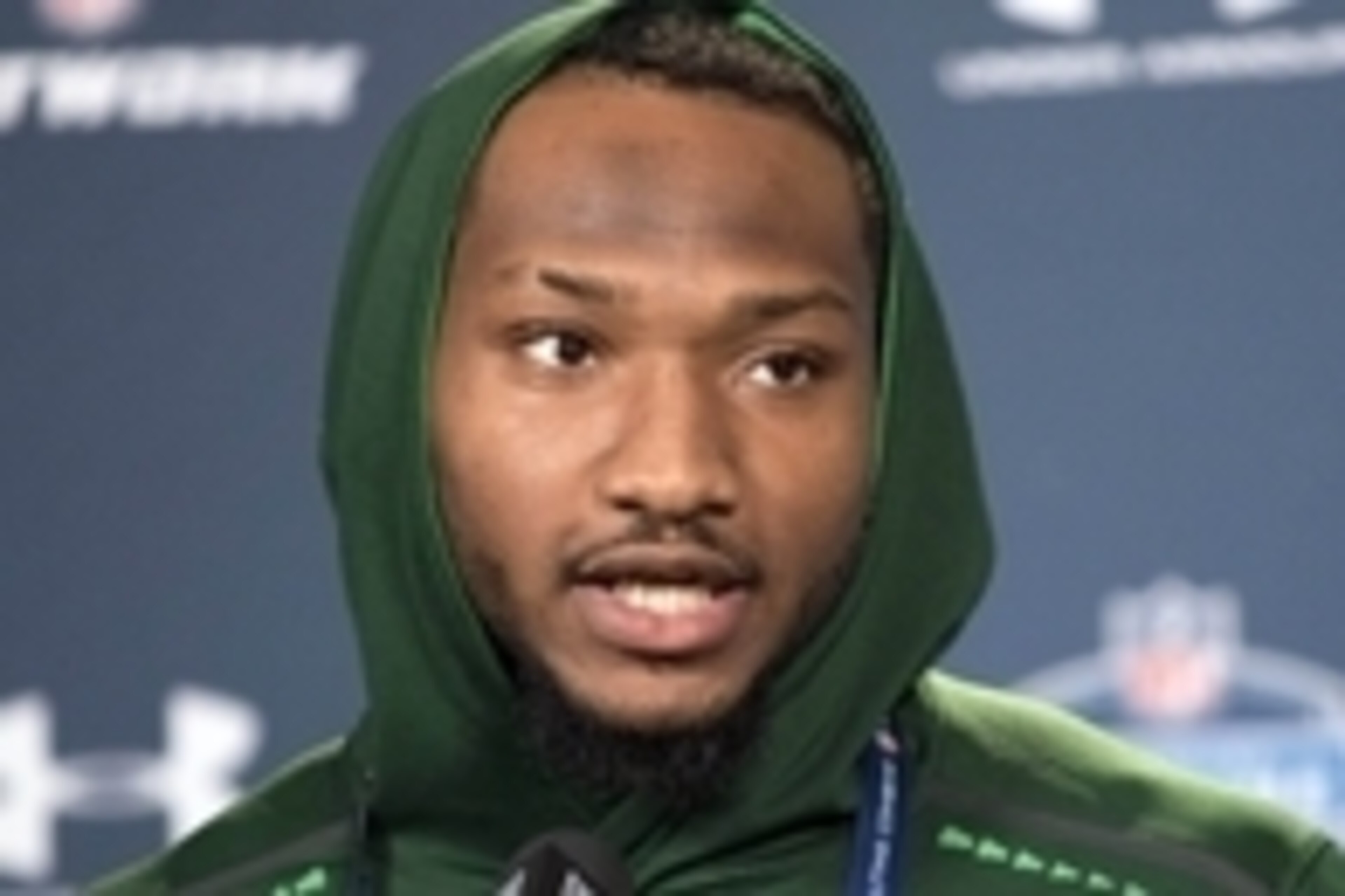 Feb 21, 2015; Indianapolis, IN, USA; Texas Christian linebacker Paul Dawson talks to the media at the 2015 NFL Combine at Lucas Oil Stadium. Mandatory Credit: Trevor Ruszkowski-USA TODAY Sports Feb 21, 2015; Indianapolis, IN, USA; Texas Christian linebacker Paul Dawson talks to the media at the 2015 NFL Combine at Lucas Oil Stadium. Mandatory Credit: Trevor Ruszkowski-USA TODAY Sports