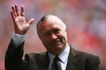 LONDON - MAY 19:  Ex-Chelsea player Ron Harris walks along the pitch prior to the FA Cup Final match sponsored by E.ON between Manchester United and Chelsea at Wembley Stadium on May 19, 2007 in London, England.  (Photo by Shaun Botterill/Getty Images)