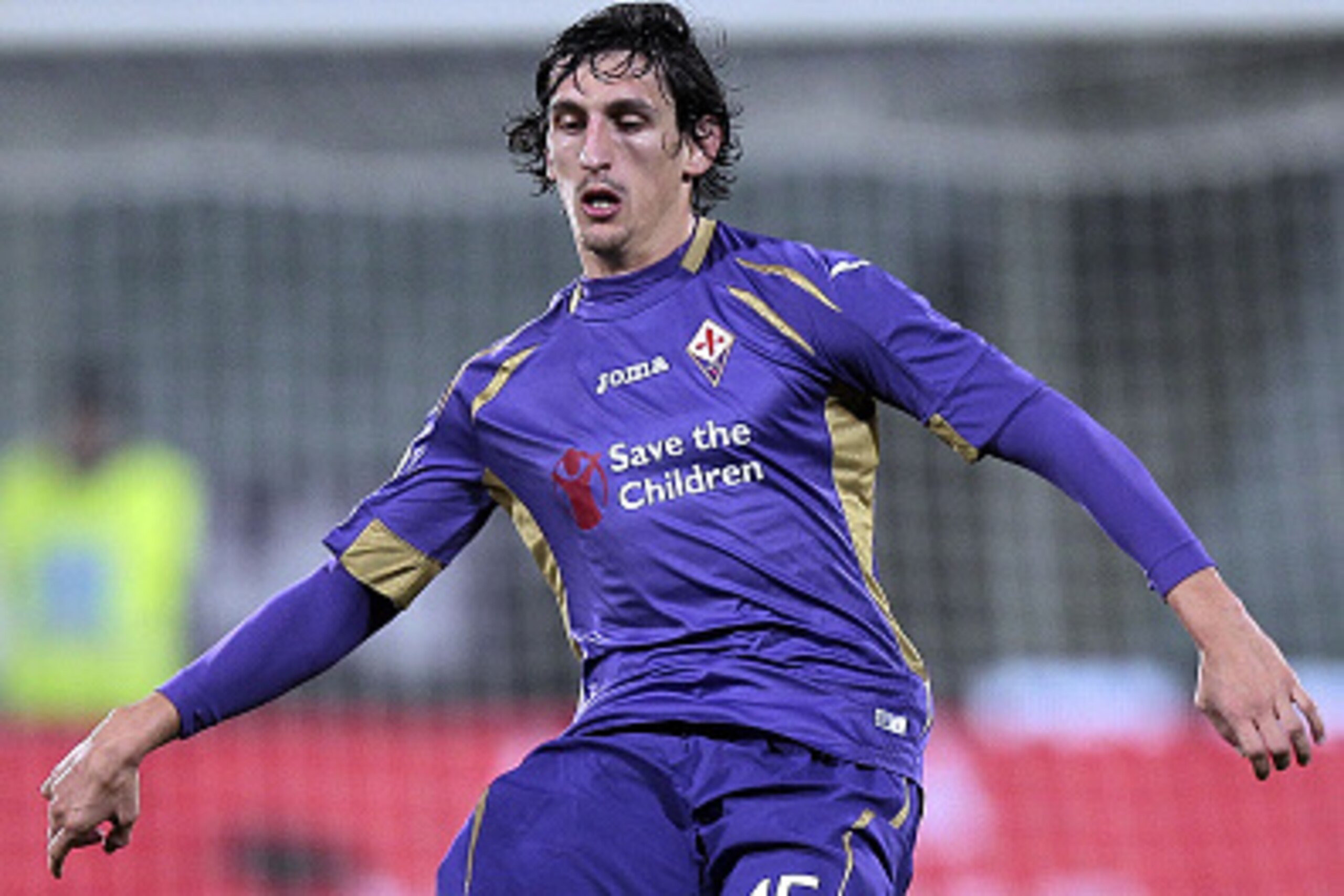 FLORENCE, ITALY - JANUARY 21: Stefan Savic of ACF Fiorentina in action during the TIM Cup match between ACF Fiorentina and Atalanta BC at Artemio Franchi on January 21, 2015 in Florence, Italy.  (Photo by Gabriele Maltinti/Getty Images)
