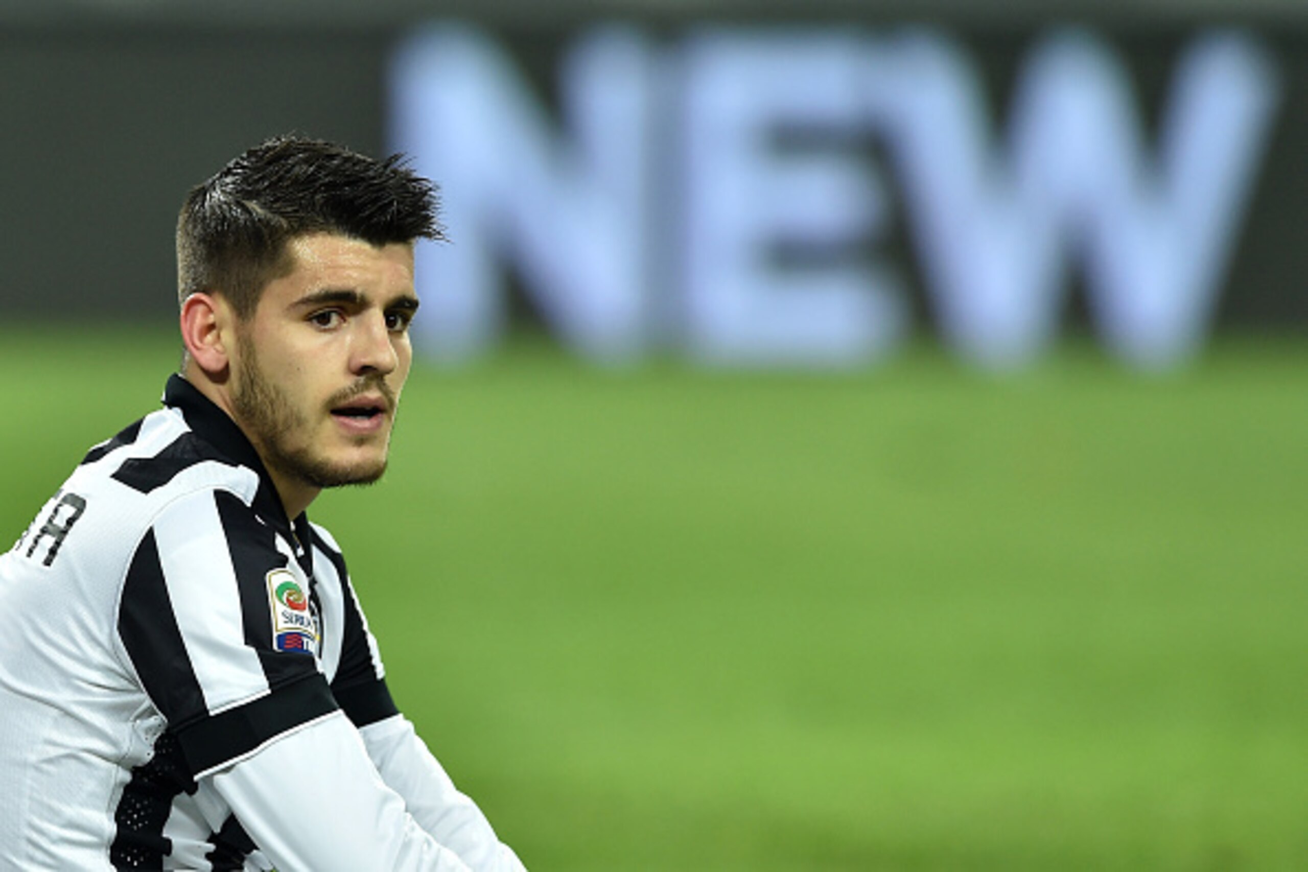TURIN, ITALY - FEBRUARY 20: Alvaro Morata of Juventus FC looks on during the Serie A match between Juventus FC and Atalanta BC at Juventus Arena on February 20, 2015 in Turin, Italy. (Photo by Valerio Pennicino/Getty Images) TURIN, ITALY - FEBRUARY 20: Alvaro Morata of Juventus FC looks on during the Serie A match between Juventus FC and Atalanta BC at Juventus Arena on February 20, 2015 in Turin, Italy. (Photo by Valerio Pennicino/Getty Images)