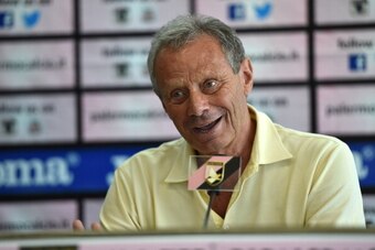 PALERMO, ITALY - JULY 08:  President of  US Citta di Palermo Maurizio Zamparini answers questions during a press conference at Stadio Renzo Barbera on July 8, 2014 in Palermo, Italy.  (Photo by Tullio M. Puglia/Getty Images)