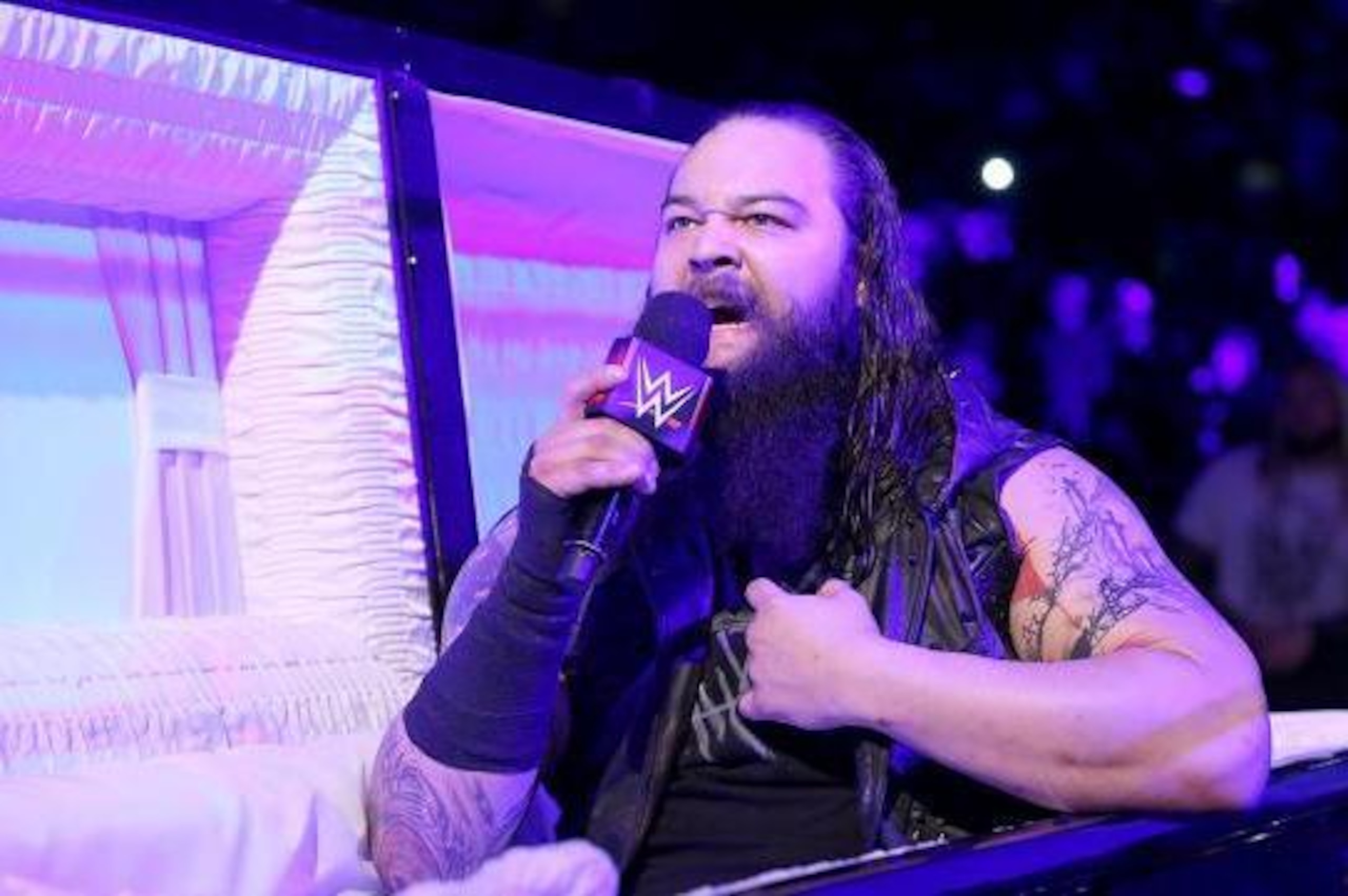 Bray Wyatt challenges Undertaker.