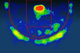 Nate Robinson's 2012-13 Heatmap