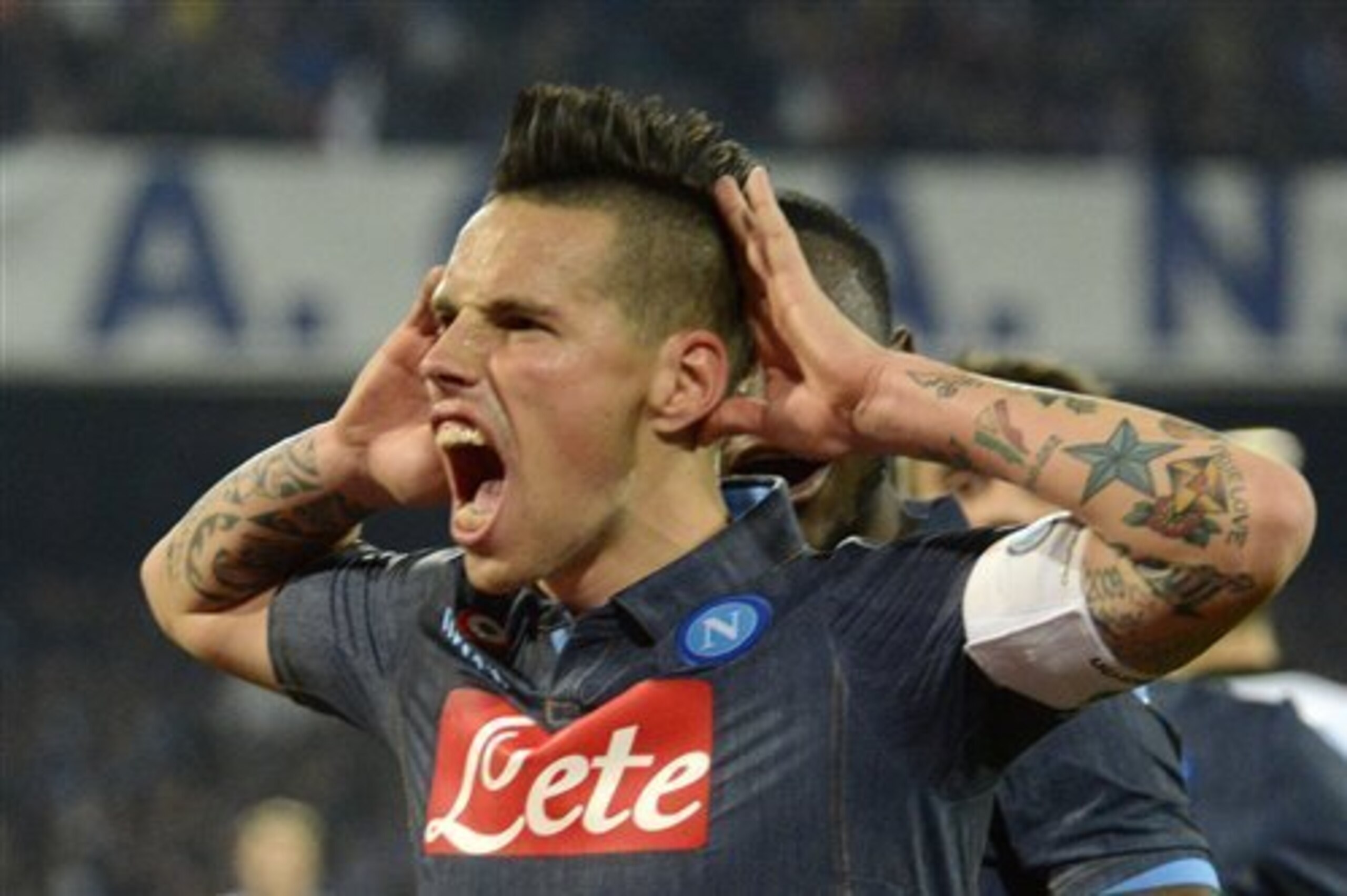 Napoli is catching up to Roma and are just three points behind the Giallorossi for second place.