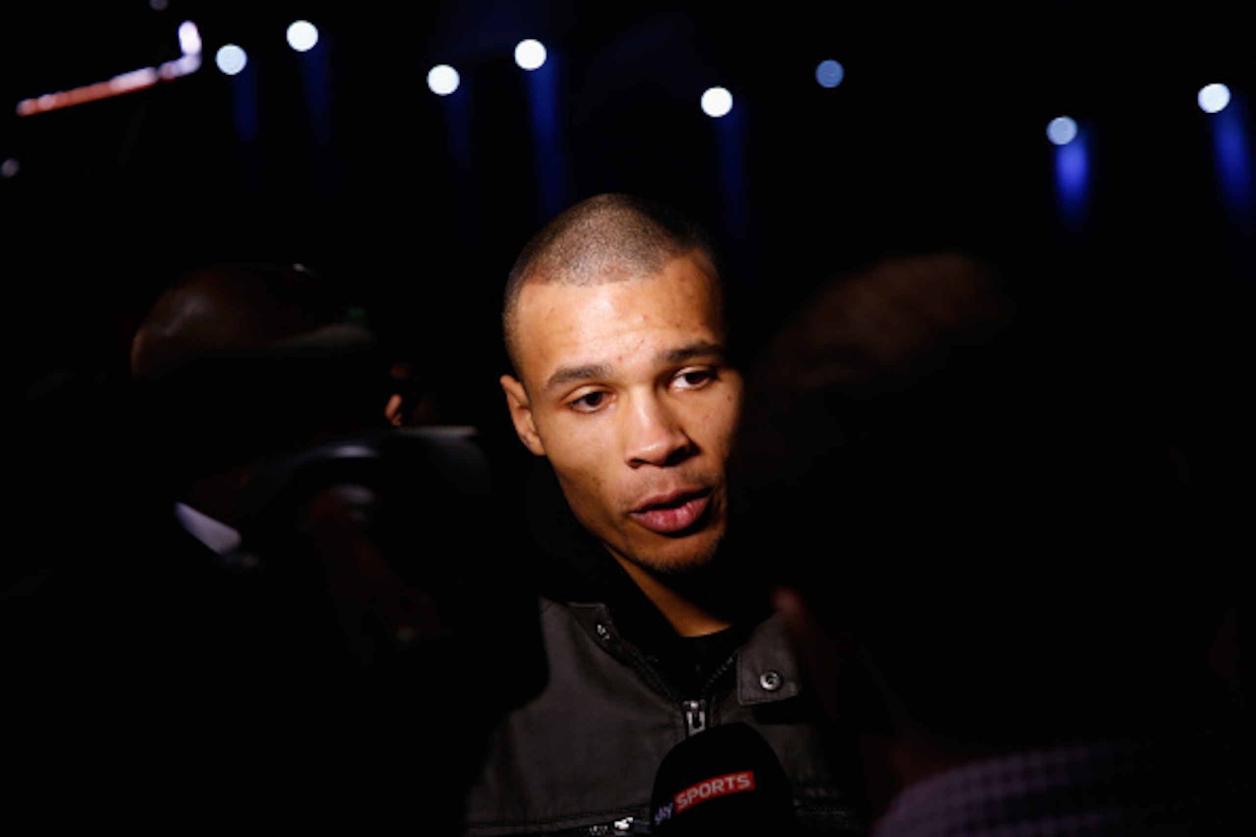 LONDON, ENGLAND - FEBRUARY 25:  Chris Eubank Jnr talks to the media after a press conference at the O2 Arena on February 25, 2015 in London, England.  (Photo by Julian Finney/Getty Images)