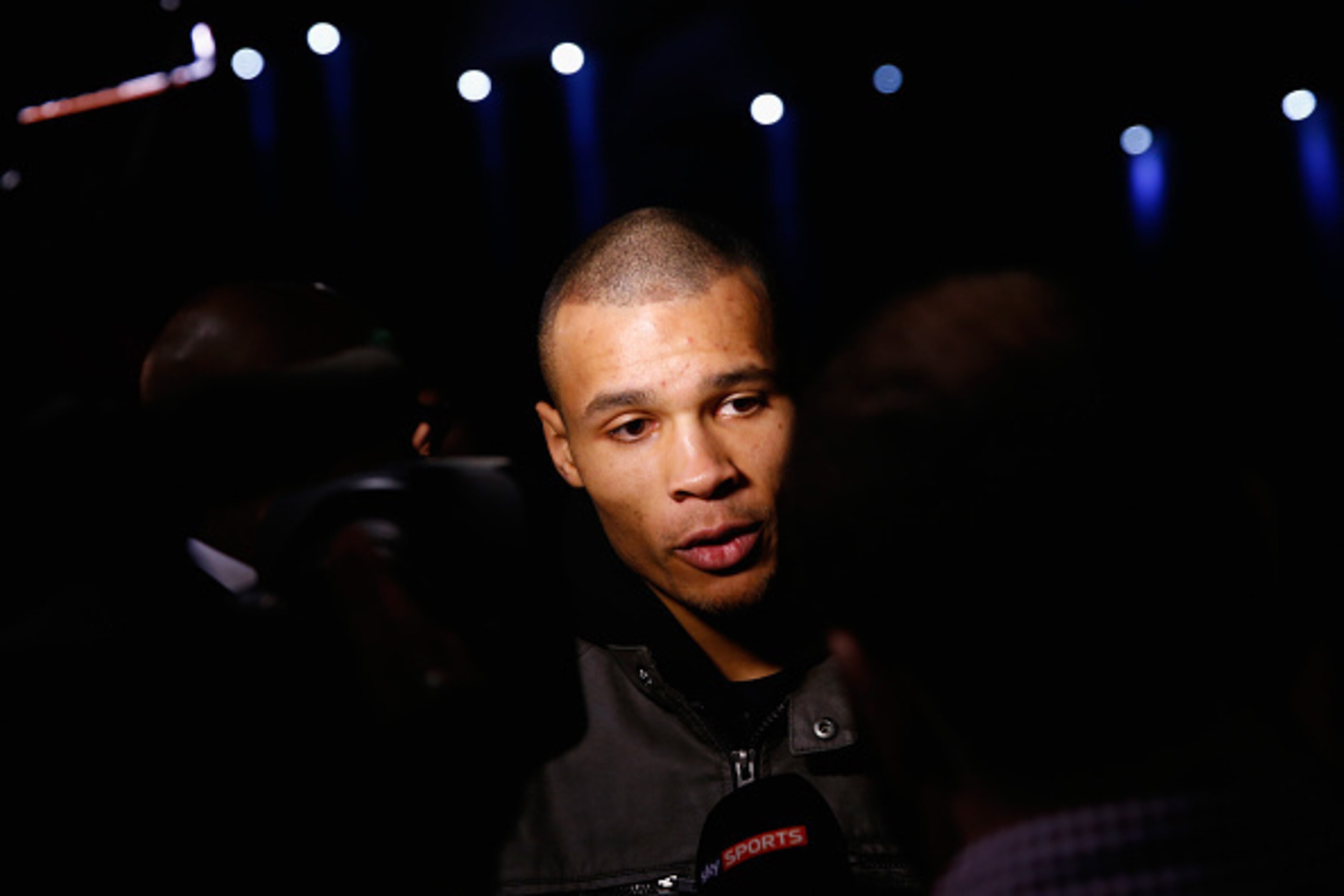 LONDON, ENGLAND - FEBRUARY 25:  Chris Eubank Jnr talks to the media after a press conference at the O2 Arena on February 25, 2015 in London, England.  (Photo by Julian Finney/Getty Images)