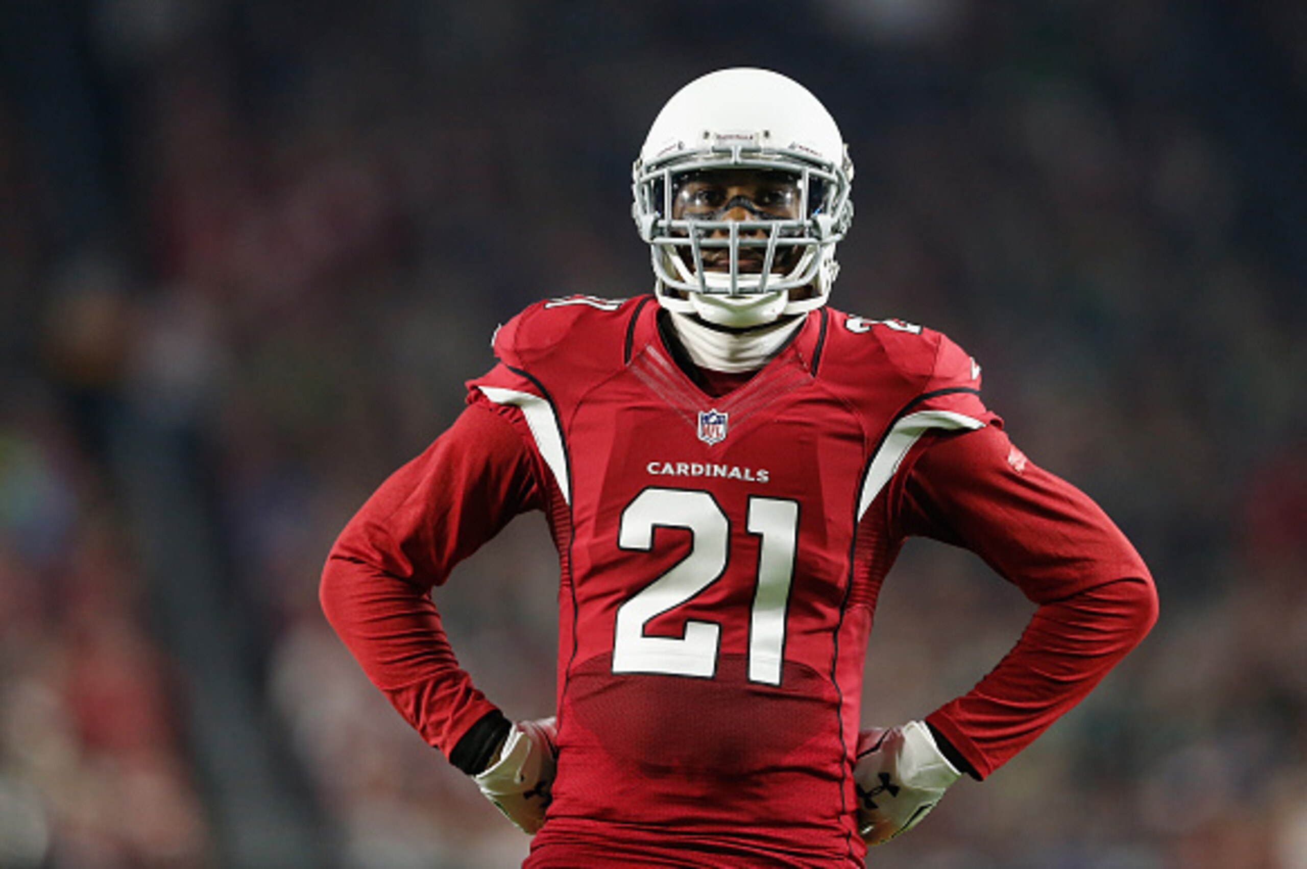 GLENDALE, AZ - DECEMBER 21:  Cornerback Patrick Peterson #21 of the Arizona Cardinals during the NFL game against the Seattle Seahawks at the University of Phoenix Stadium on December 21, 2014 in Glendale, Arizona.  The Seahawks defeated the Cardinals 35-