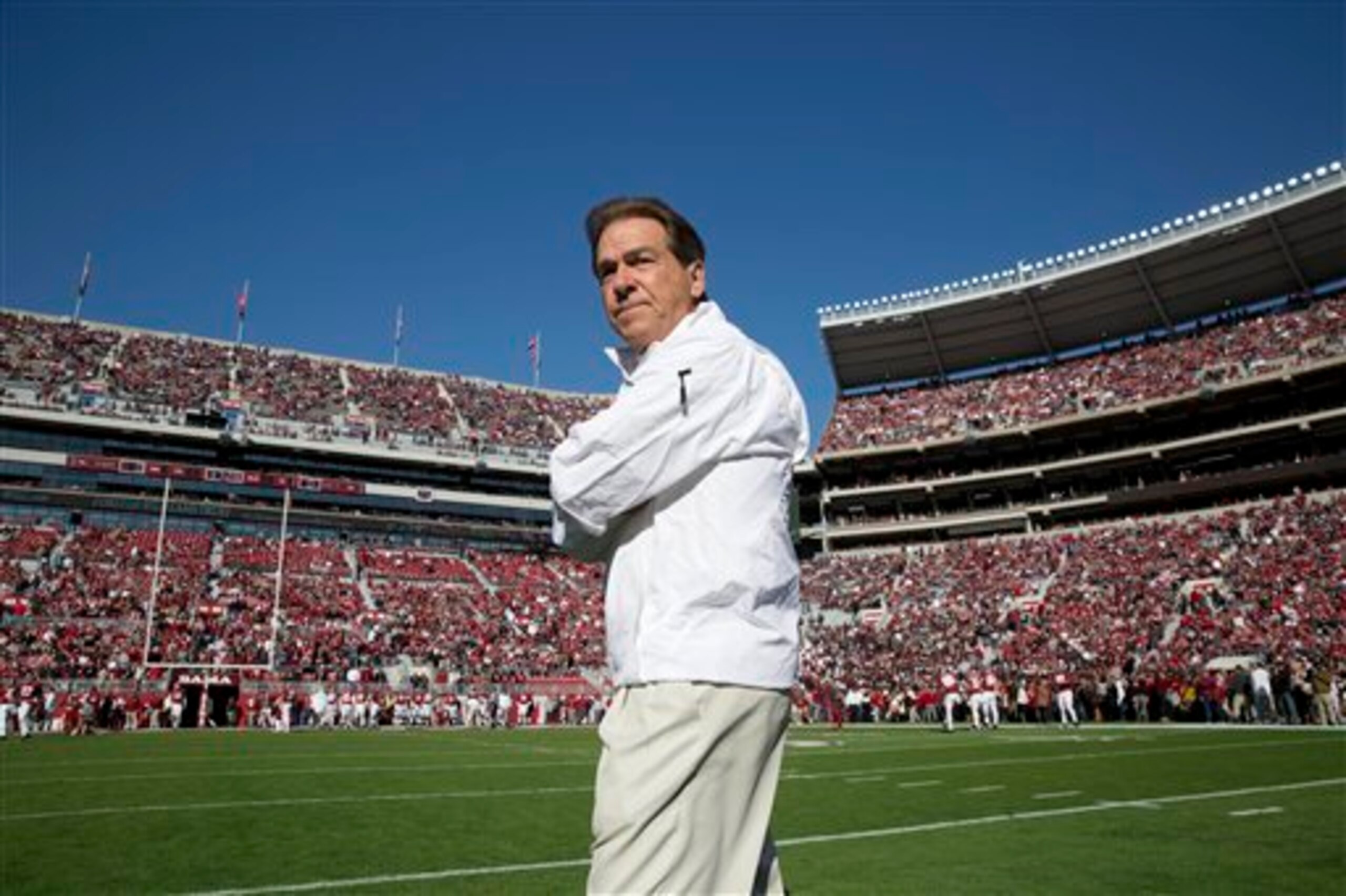 Saban has made a strong impression on Davis, who could follow in his father's footsteps to Tuscaloosa.