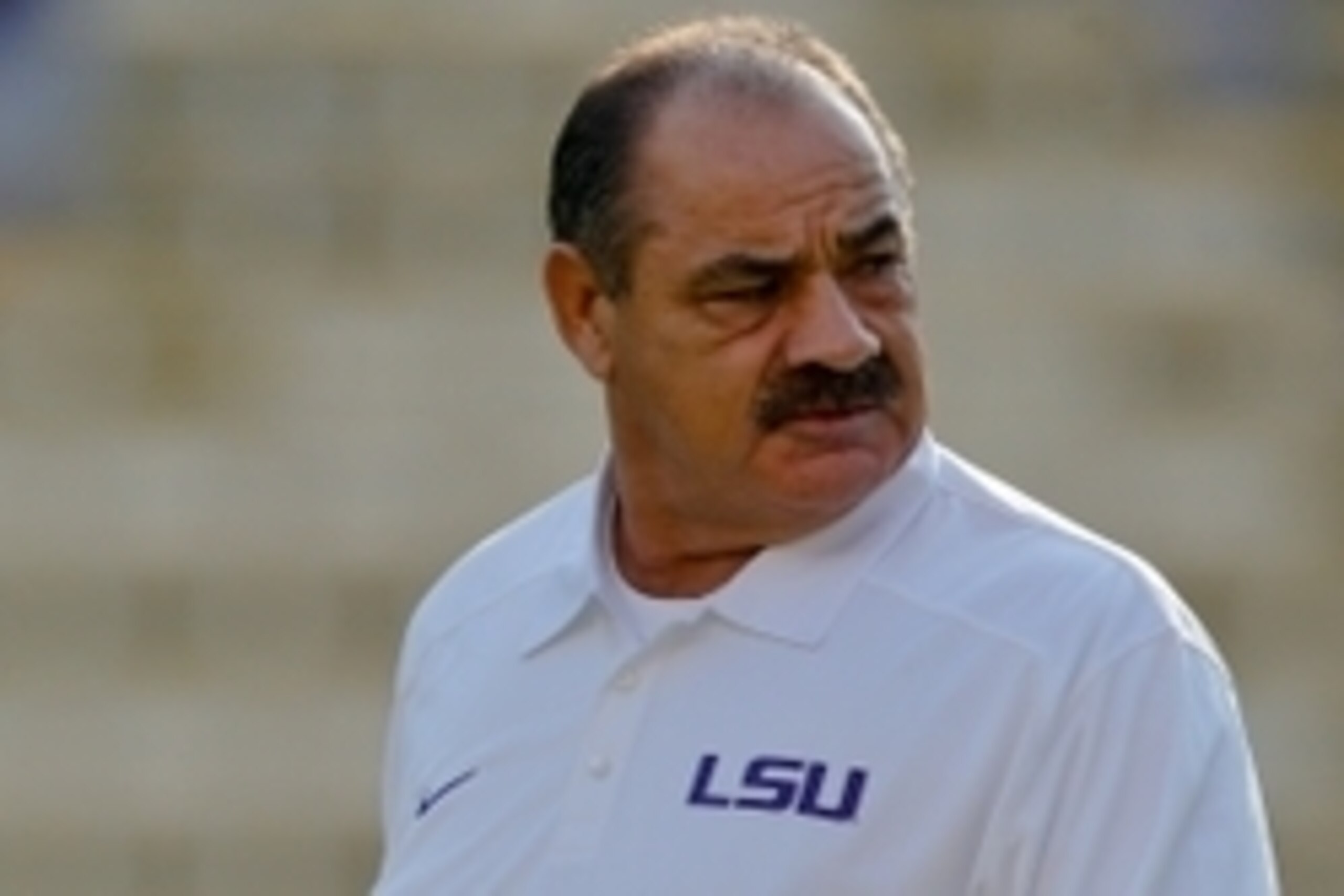 Sep 14, 2013; Baton Rouge, LA, USA; LSU Tigers defensive coordinator John Chavis before a game against the Kent State Golden Flashes at Tiger Stadium. Mandatory Credit: Derick E. Hingle-USA TODAY Sports Sep 14, 2013; Baton Rouge, LA, USA; LSU Tigers defensive coordinator John Chavis before a game against the Kent State Golden Flashes at Tiger Stadium. Mandatory Credit: Derick E. Hingle-USA TODAY Sports