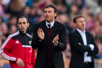 Luis Enrique won't have been happy with a below par Barca performance.