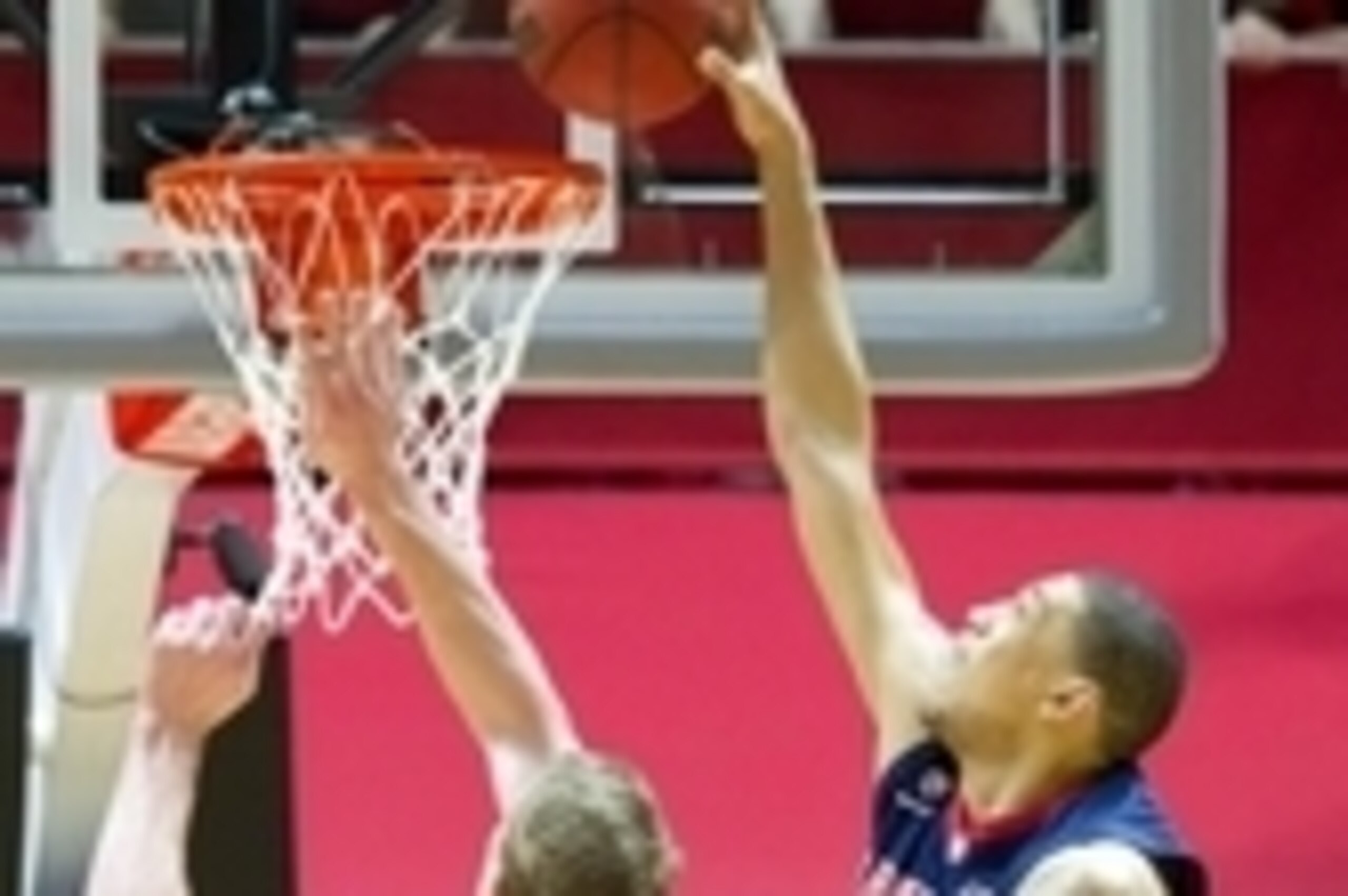 Feb 28, 2015; Salt Lake City, UT, USA; Arizona Wildcats forward Brandon Ashley (21) goes up for a shot against Utah Utes center Dallin Bachynski (31) during the second half at Jon M. Huntsman Center. Arizona won 63-57. Mandatory Credit: Russ Isabella-USA