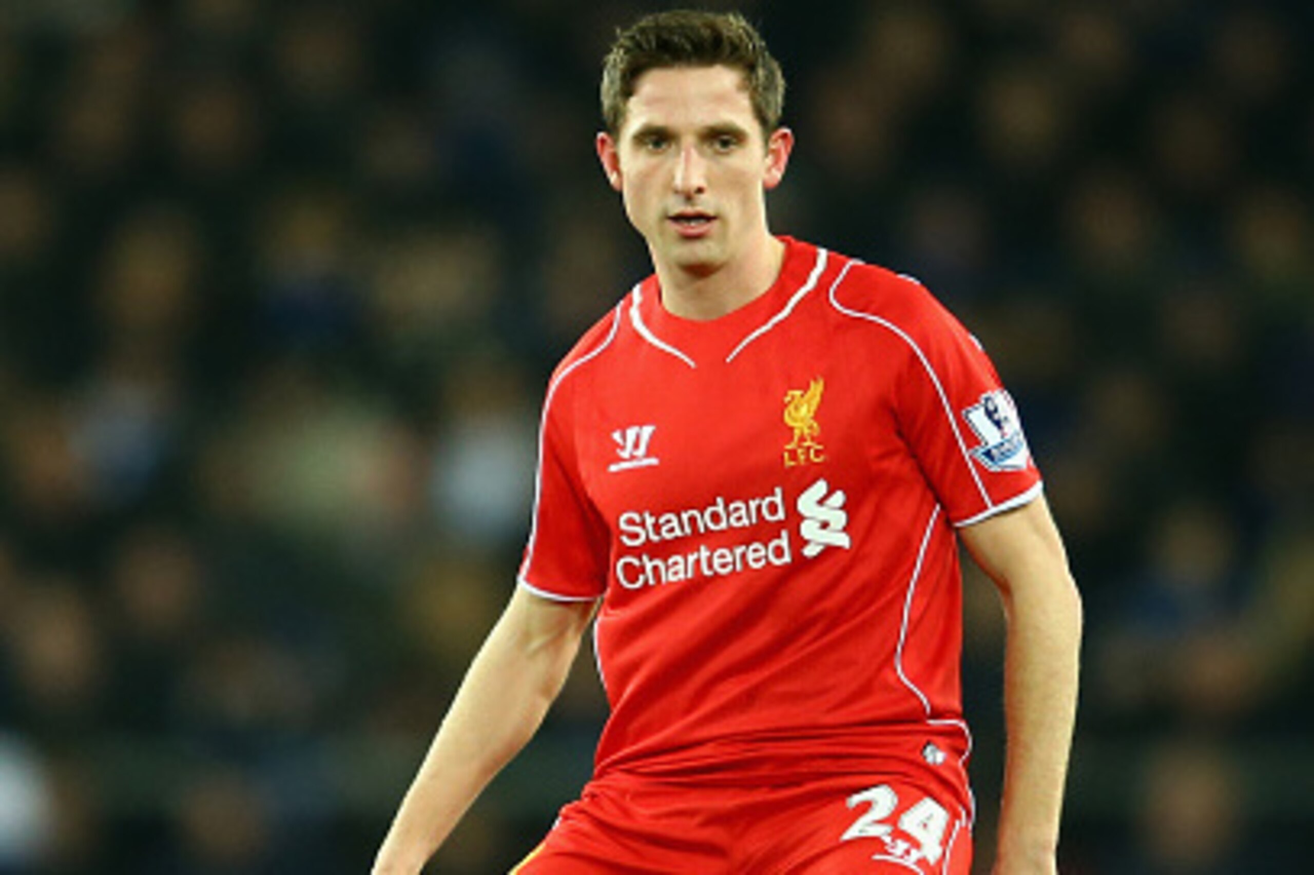 LIVERPOOL, ENGLAND - FEBRUARY 07:  Joe Allen of Liverpool in action during the Barclays Premier League match between Everton and Liverpool at Goodison Park on February 7, 2015 in Liverpool, England.  (Photo by Richard Heathcote/Getty Images)
