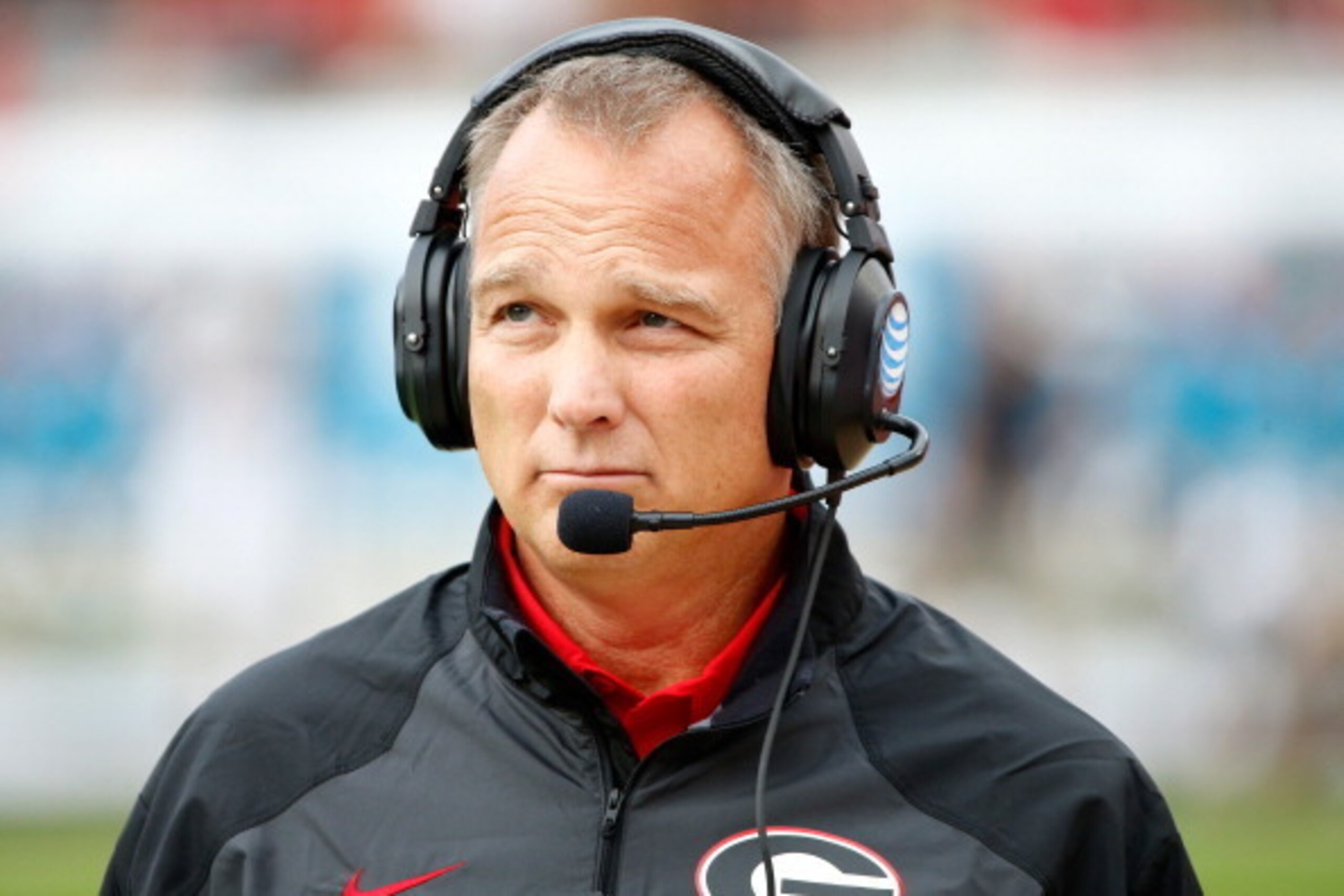 JACKSONVILLE, FL - NOVEMBER 02:  Head coach Mark Richt of the Georgia Bulldogs watches the action during the game against the Florida Gators at EverBank Field on November 2, 2013 in Jacksonville, Florida.  (Photo by Sam Greenwood/Getty Images)
