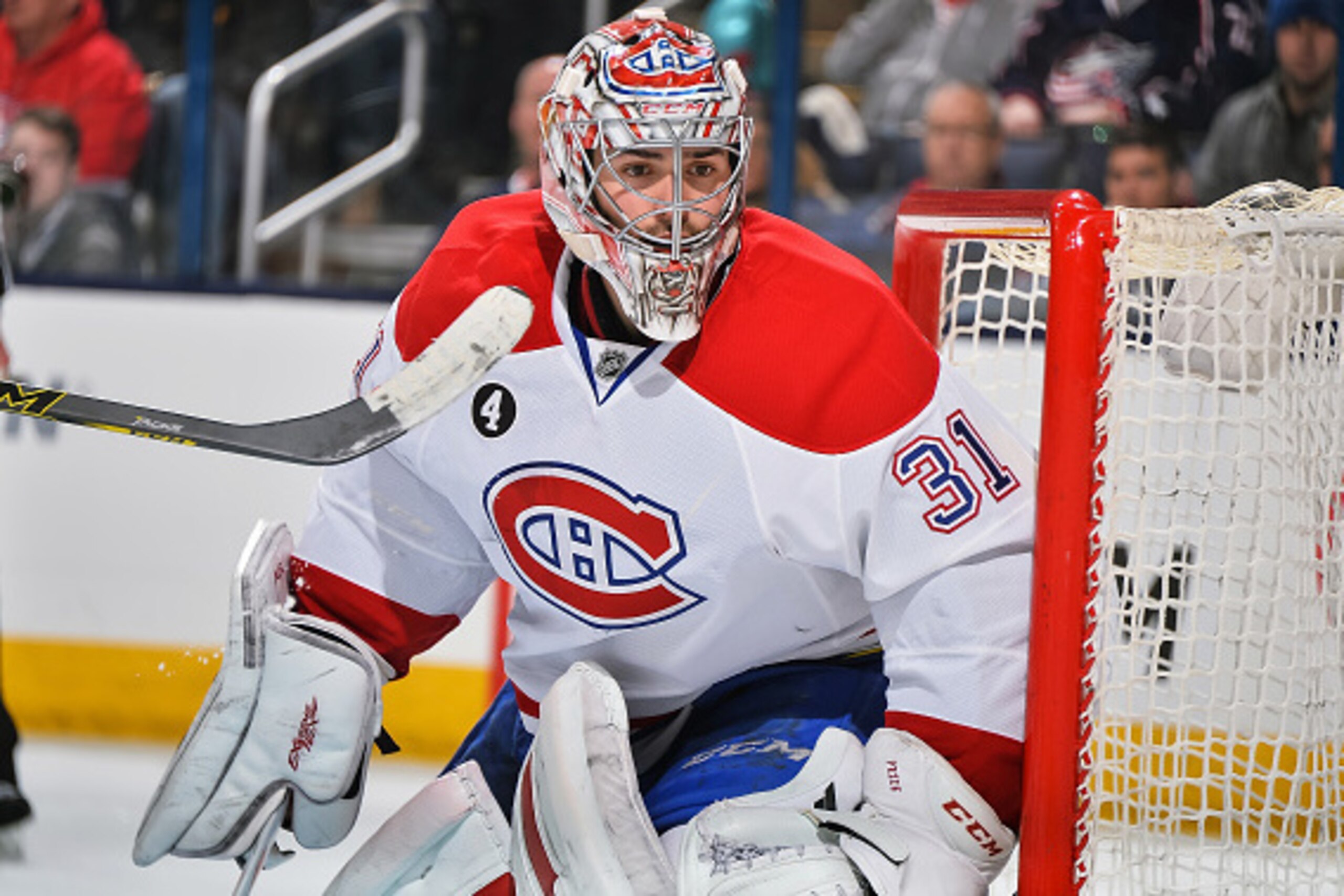 COLUMBUS, OH - FEBRUARY 26: Goaltender Carey Price #31 of the Montreal Canadiens defends the net against the Columbus Blue Jackets on February 26, 2015 at Nationwide Arena in Columbus, Ohio. (Photo by Jamie Sabau/NHLI via Getty Images) COLUMBUS, OH - FEBRUARY 26: Goaltender Carey Price #31 of the Montreal Canadiens defends the net against the Columbus Blue Jackets on February 26, 2015 at Nationwide Arena in Columbus, Ohio. (Photo by Jamie Sabau/NHLI via Getty Images)