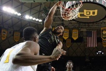 Gathers unleashed some of his eye-opening athletic gifts in a win over West Virginia recently.