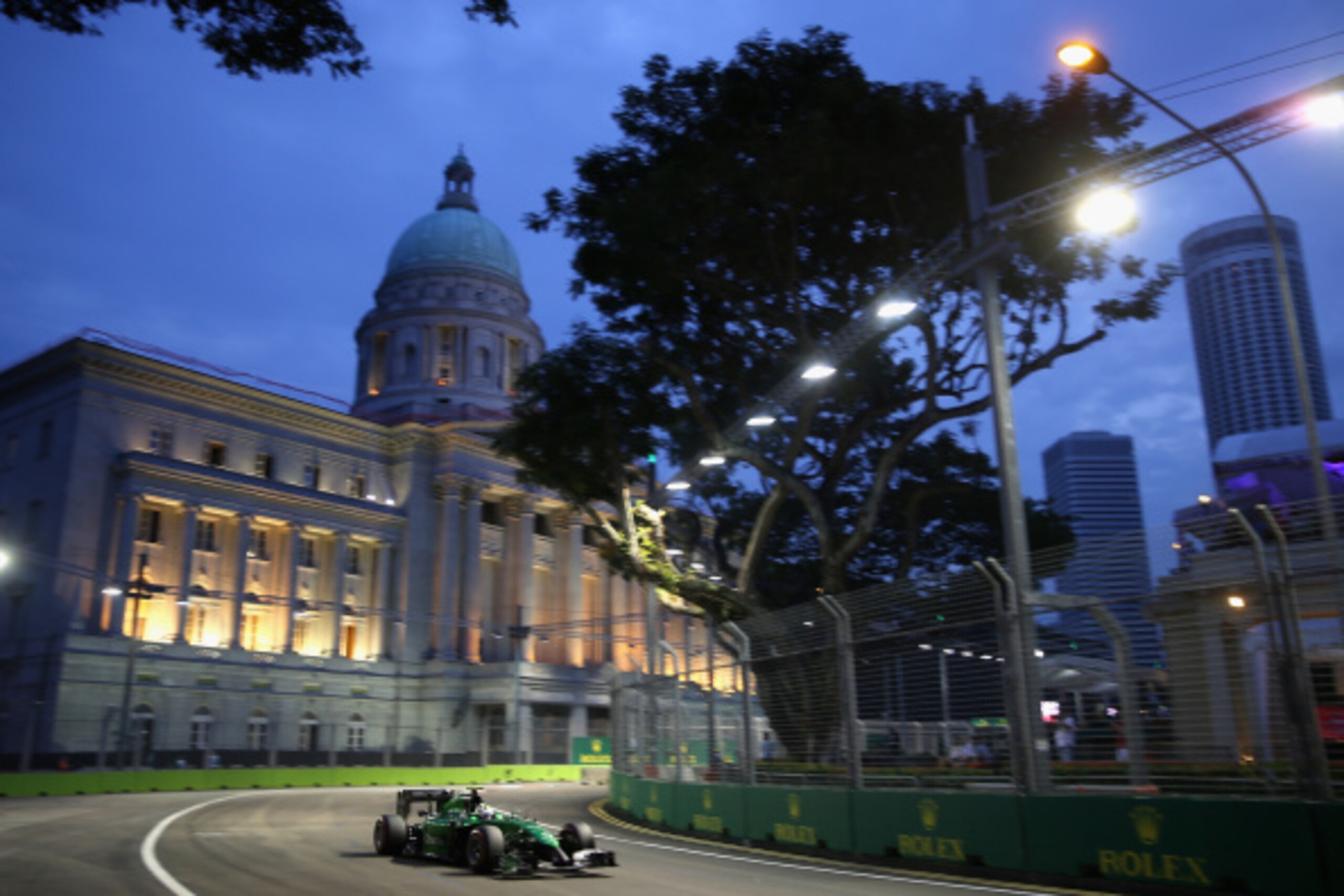 SINGAPORE - SEPTEMBER 20: Marcus Ericsson of Sweden and Caterham drives during final practice ahead of the Singapore Formula One Grand Prix at Marina Bay Street on September 20, 2014 in Singapore, Singapore. (Photo by Clive Mason/Getty Images) SINGAPORE - SEPTEMBER 20: Marcus Ericsson of Sweden and Caterham drives during final practice ahead of the Singapore Formula One Grand Prix at Marina Bay Street on September 20, 2014 in Singapore, Singapore. (Photo by Clive Mason/Getty Images)