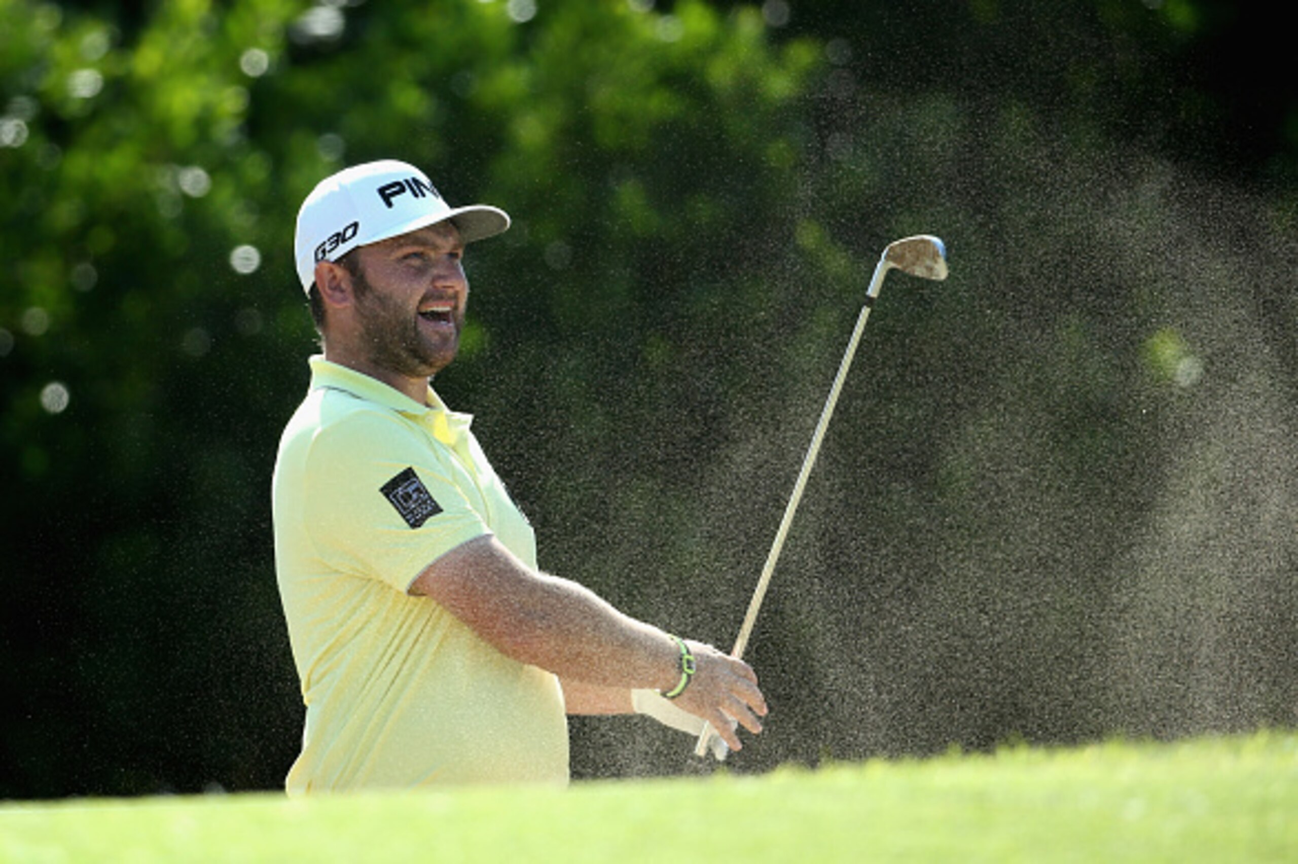 EAST LONDON, SOUTH AFRICA - MARCH 05:  Andy Sullivan of England in action during the first round of the Africa Open at East London Golf Club on March 5, 2015 in East London, South Africa.  (Photo by Warren Little/Getty Images)
