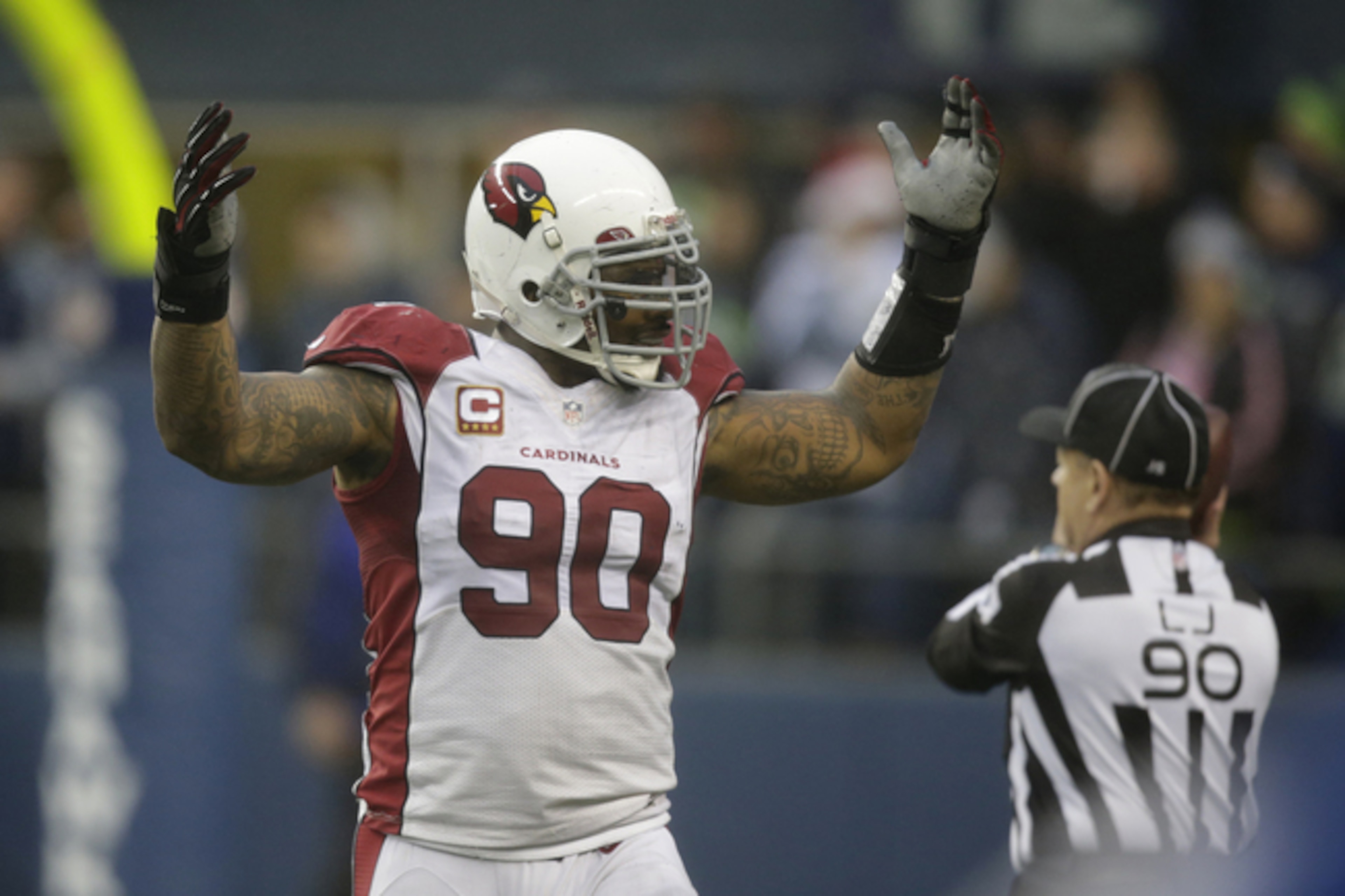 Darnell Dockett's arrival adds to the 49ers' D-line depth.