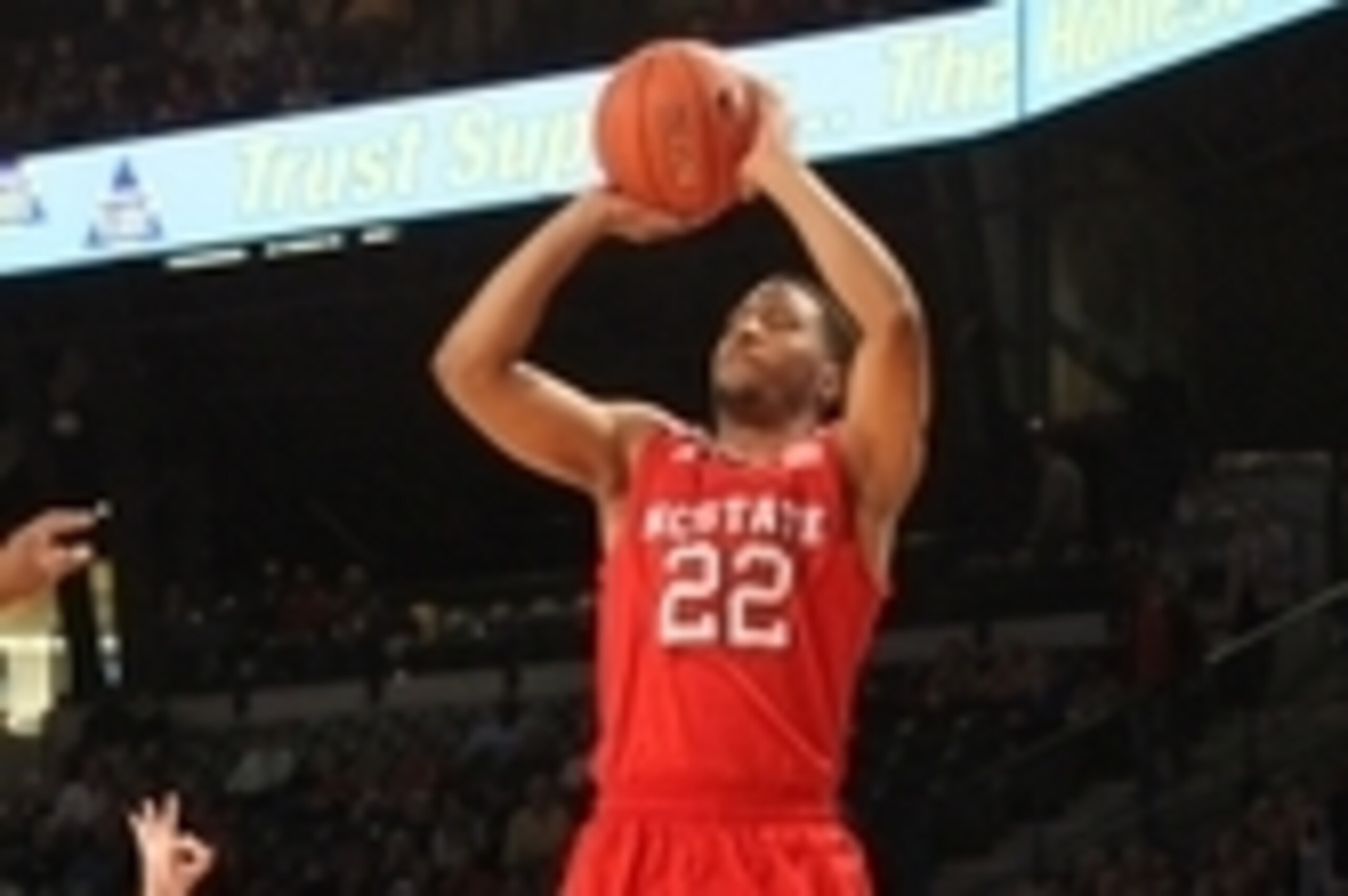 Jan 31, 2015; Atlanta, GA, USA; North Carolina State Wolfpack guard Ralston Turner (22) shoots the ball against the Georgia Tech Yellow Jackets in the first half at McCamish Pavilion. Mandatory Credit: Brett Davis-USA TODAY Sports