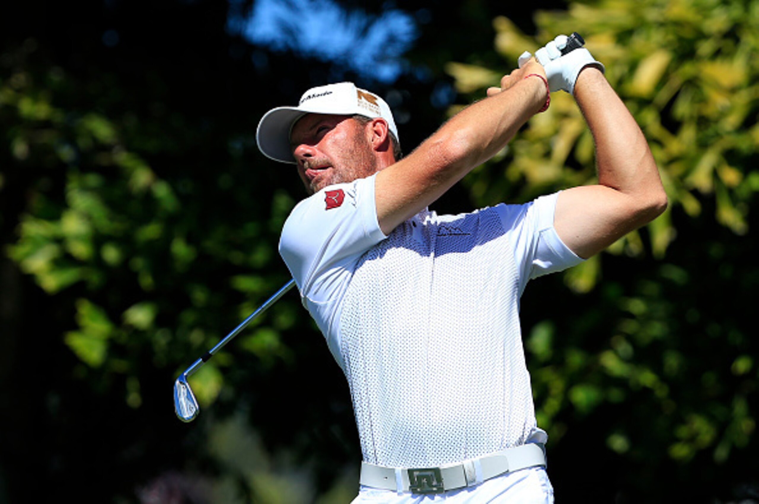 RIO GRANDE, PUERTO RICO - MARCH 06:  Alex Cejka of Germany plays his shot from the 16th tee during round two of the Puerto Rico Open presented by Banco Popular on March 6, 2015 in Rio Grande, Puerto Rico.  (Photo by Michael Cohen/Getty Images)