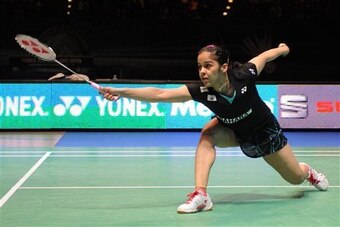 Marin fought back after some early struggles to win the women's singles event.