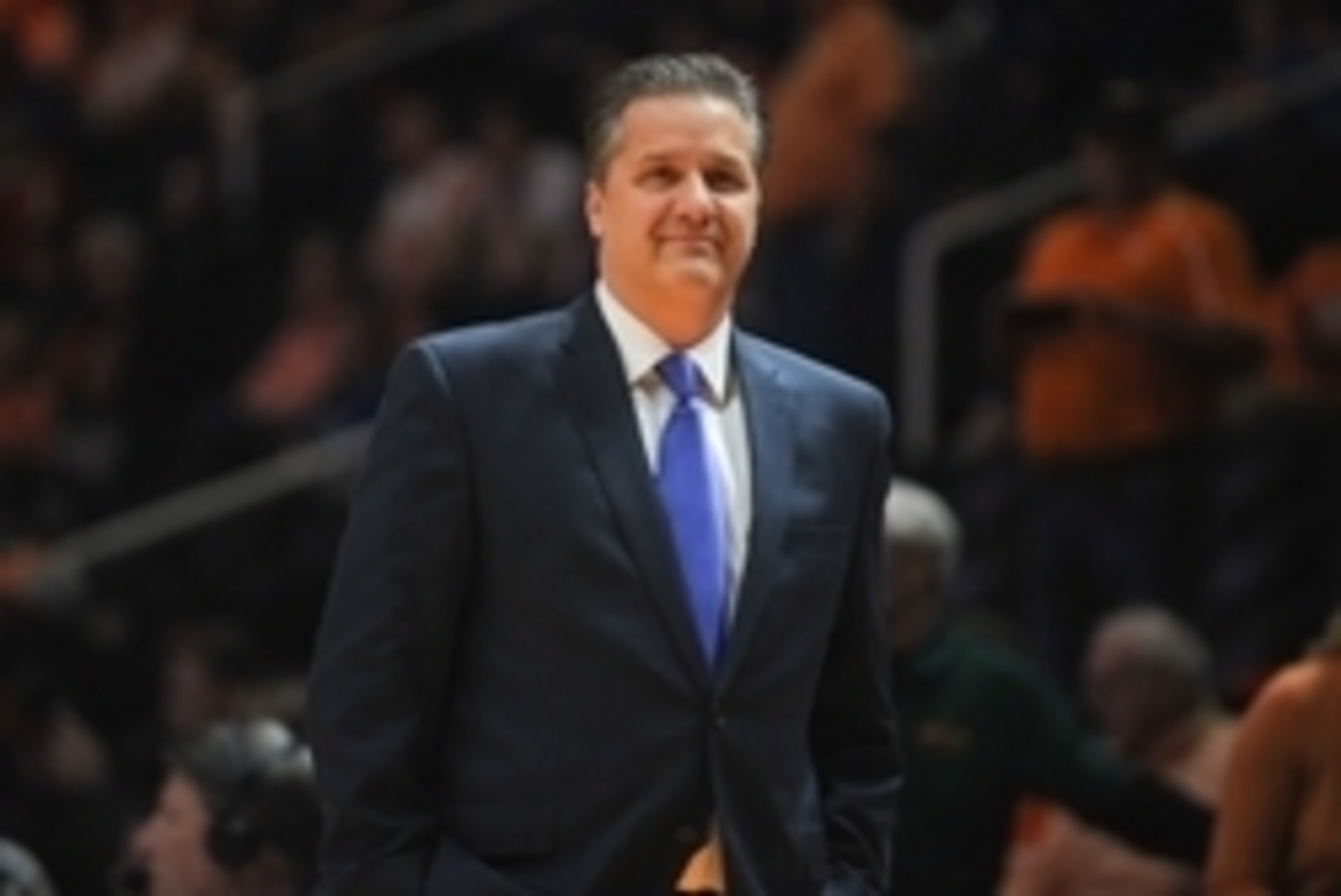 Feb 17, 2015; Knoxville, TN, USA; Kentucky Wildcats head coach John Calipari during the game against the Tennessee Volunteers at Thompson-Boling Arena. Mandatory Credit: Randy Sartin-USA TODAY Sports Feb 17, 2015; Knoxville, TN, USA; Kentucky Wildcats head coach John Calipari during the game against the Tennessee Volunteers at Thompson-Boling Arena. Mandatory Credit: Randy Sartin-USA TODAY Sports