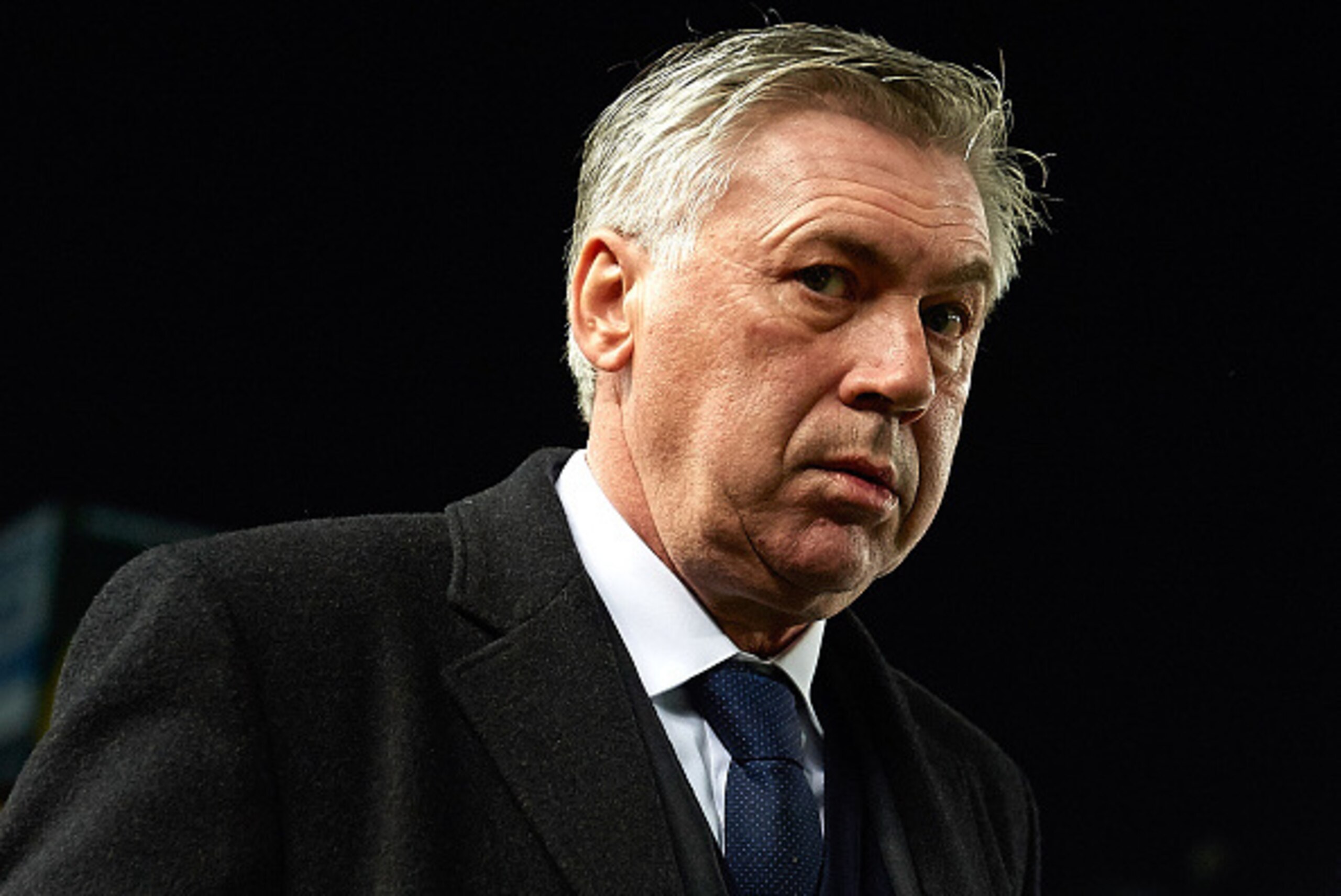 ELCHE, SPAIN - FEBRUARY 22:  Real Madrid manager Carlo Ancelotti looks on before the La Liga match between Elche FC and Real Madrid at Estadio Manuel Martinez Valero on February 22, 2015 in Elche, Spain.  (Photo by Manuel Queimadelos Alonso/Getty Images)