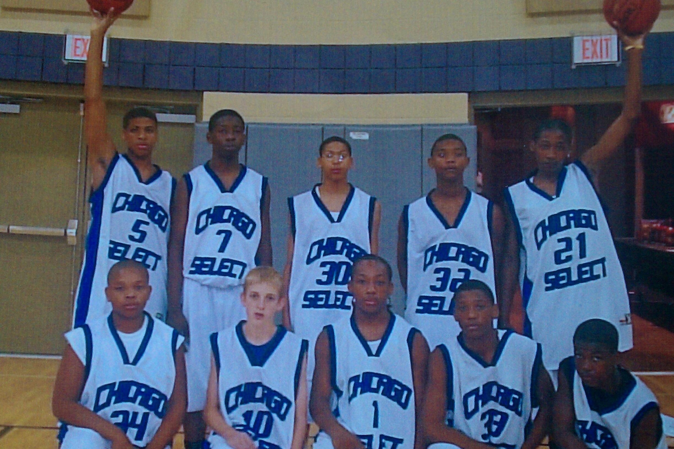 Davis (No. 30) was challenged while playing for the Chicago Select AAU program to never back down from an opponent, no matter how intimidating. Davis (No. 30) was challenged while playing for the Chicago Select AAU program to never back down from an opponent, no matter how intimidating.