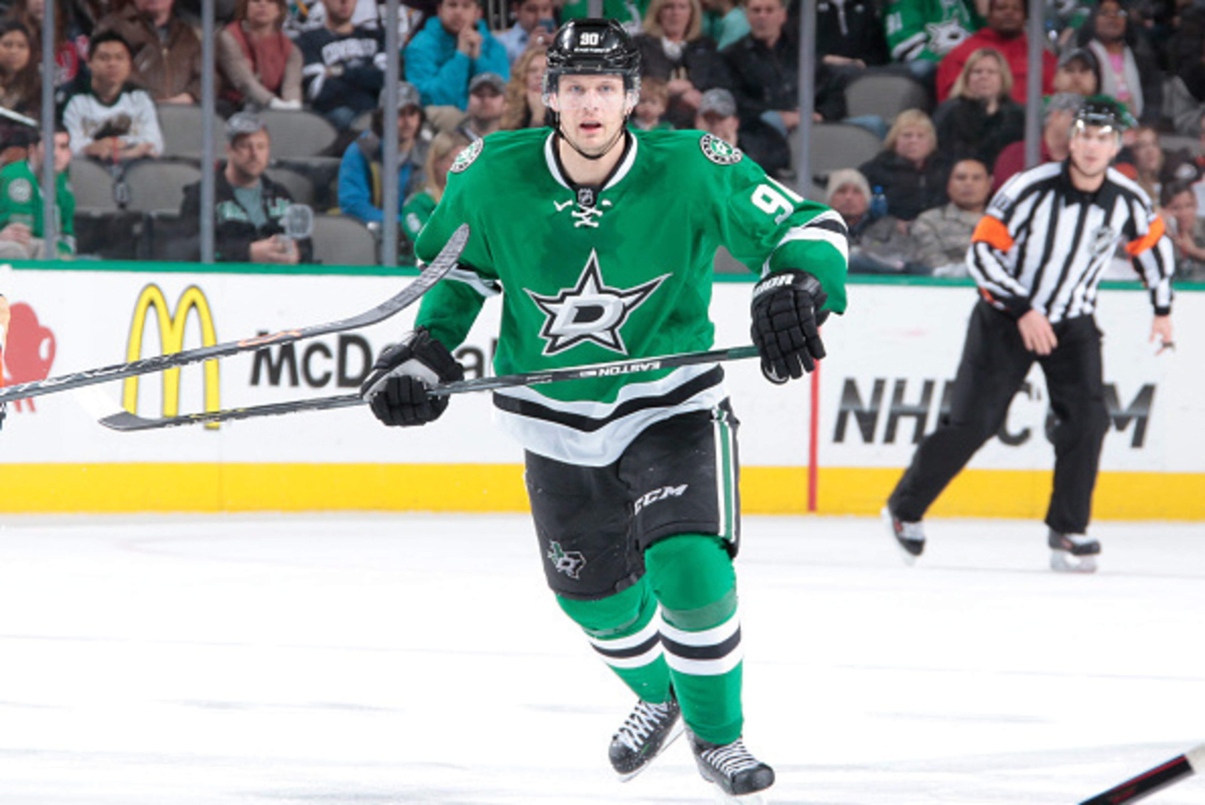 DALLAS, TX - MARCH 1: Jason Spezza #90 of the Dallas Stars skates against the Anaheim Ducks at the American Airlines Center on March 1, 2015 in Dallas, Texas. (Photo by Glenn James/NHLI via Getty Images) DALLAS, TX - MARCH 1: Jason Spezza #90 of the Dallas Stars skates against the Anaheim Ducks at the American Airlines Center on March 1, 2015 in Dallas, Texas. (Photo by Glenn James/NHLI via Getty Images)