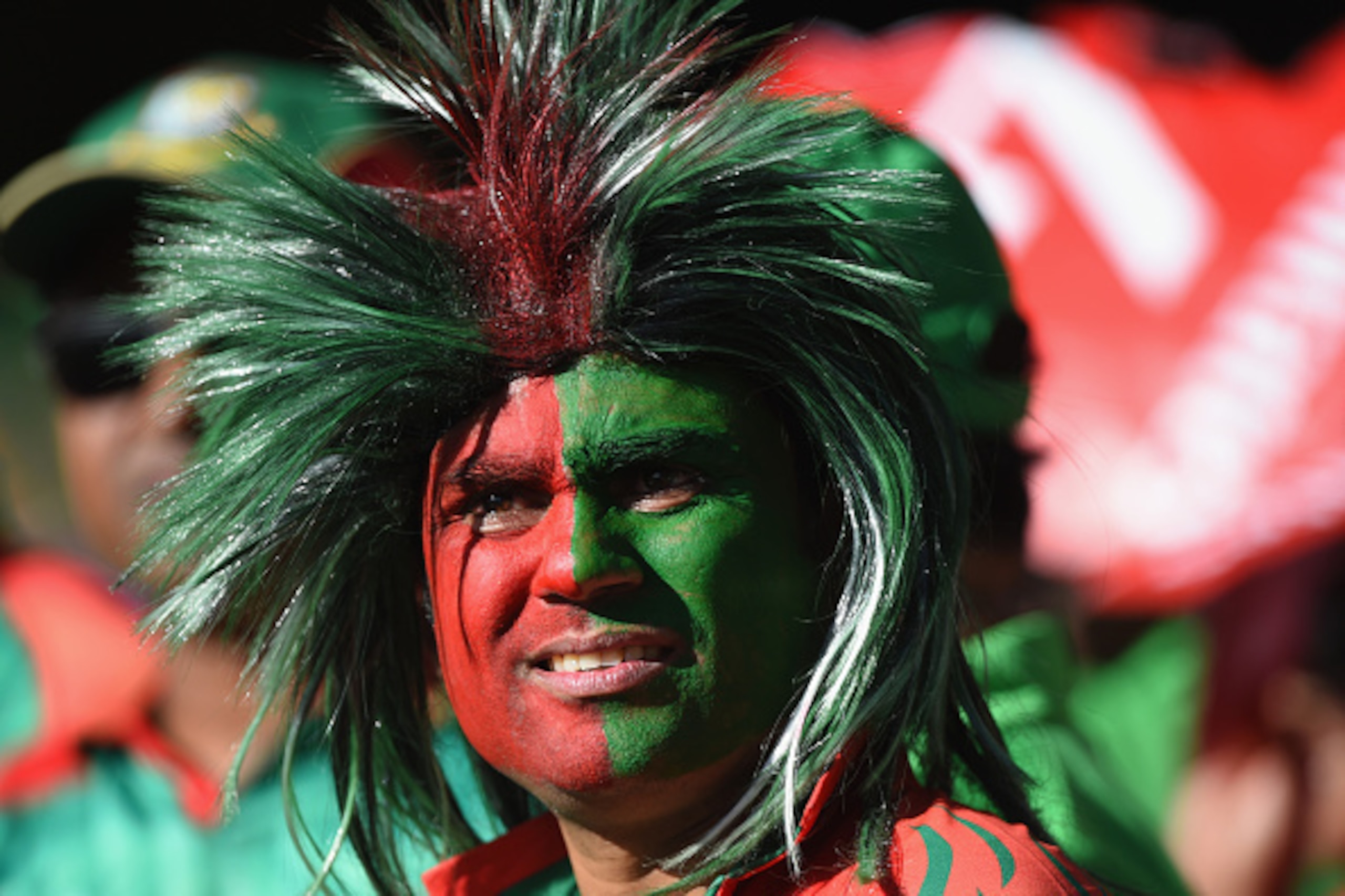 ADELAIDE, AUSTRALIA - MARCH 09:  A Bangladesh fan during the 2015 ICC Cricket World Cup match between England and Bangladesh at Adelaide Oval on March 9, 2015 in Adelaide, Australia.  (Photo by Shaun Botterill/Getty Images)