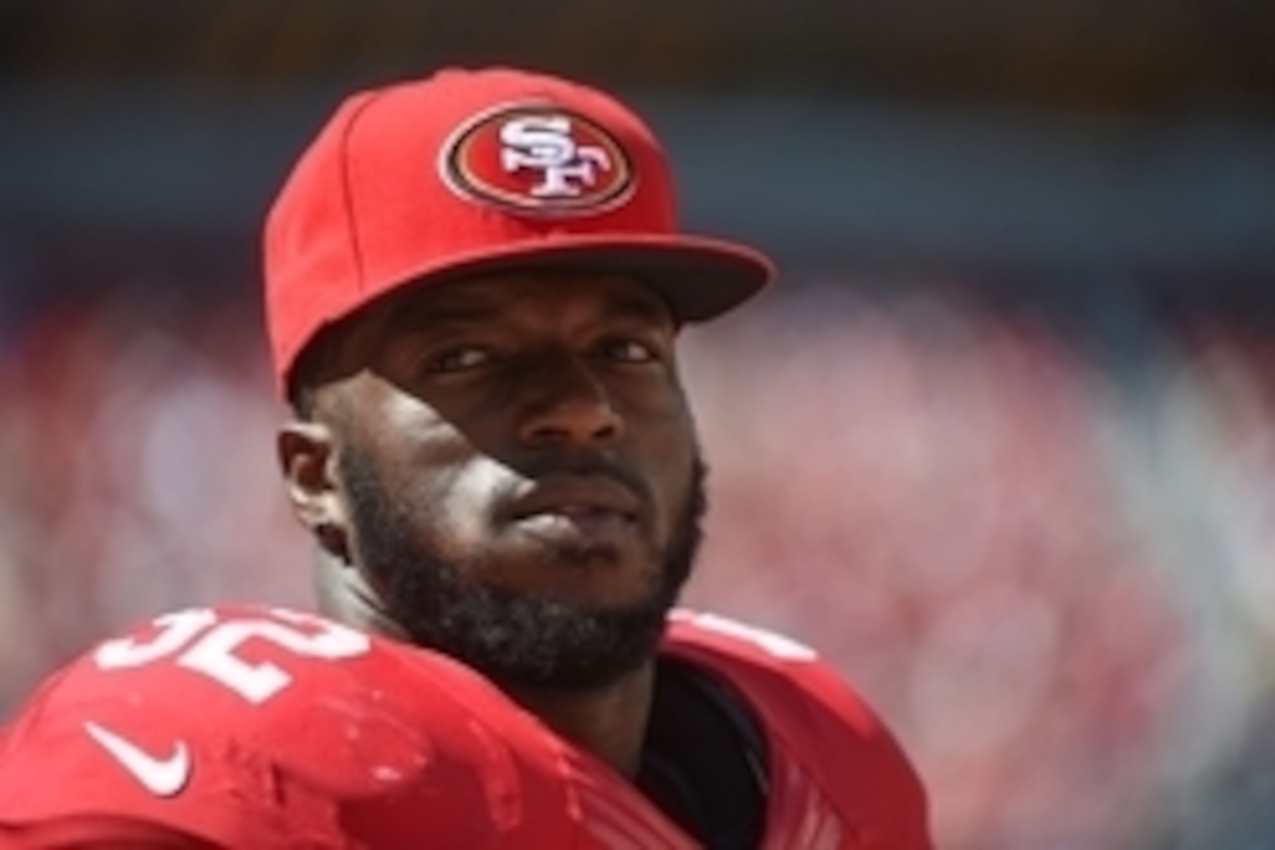 August 24, 2014; Santa Clara, CA, USA; San Francisco 49ers inside linebacker Patrick Willis (52) watches from the sideline during the third quarter against the San Diego Chargers at Levi's Stadium. The 49ers defeated the Chargers 21-7. Mandatory Credit: K