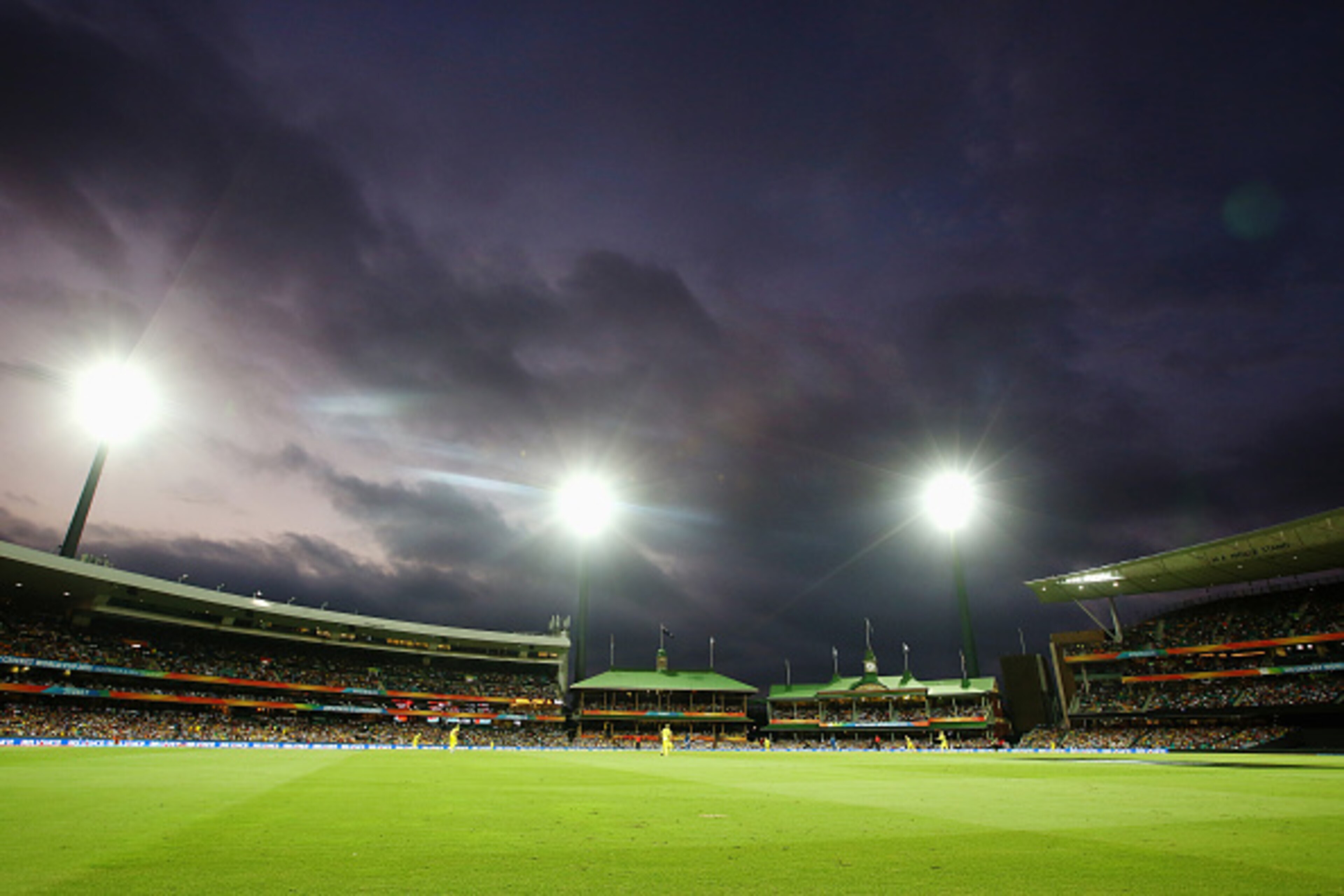 SYDNEY, AUSTRALIA - MARCH 08:  A general view is seen during the 2015 ICC Cricket World Cup match between Australia and Sri Lanka at Sydney Cricket Ground on March 8, 2015 in Sydney, Australia.  (Photo by Mark Kolbe/Getty Images)