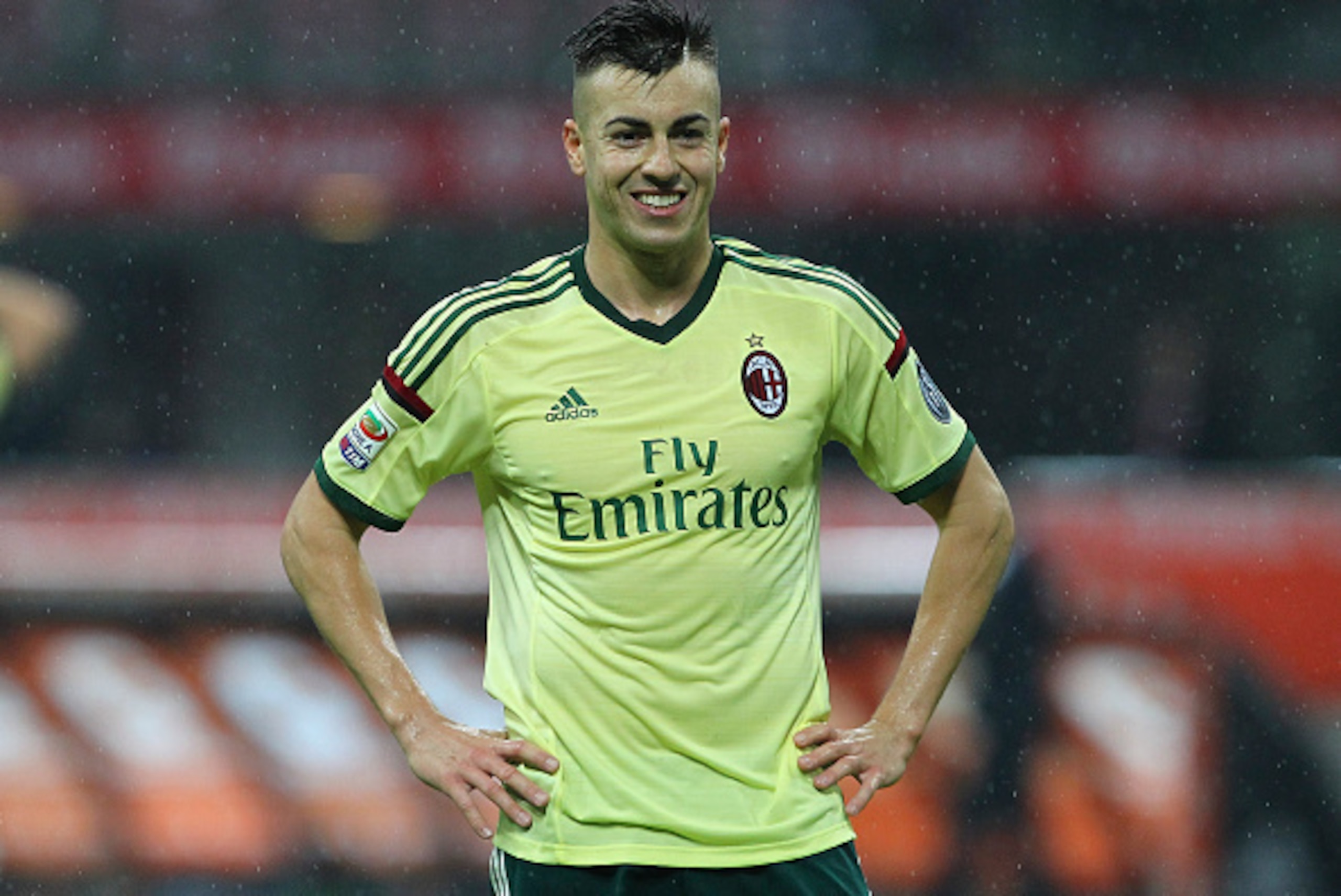 MILAN, ITALY - NOVEMBER 30:  Stephan El Shaarawy of AC Milan looks on during the Serie A match between AC Milan and Udinese Calcio at Stadio Giuseppe Meazza on November 30, 2014 in Milan, Italy.  (Photo by Marco Luzzani/Getty Images)